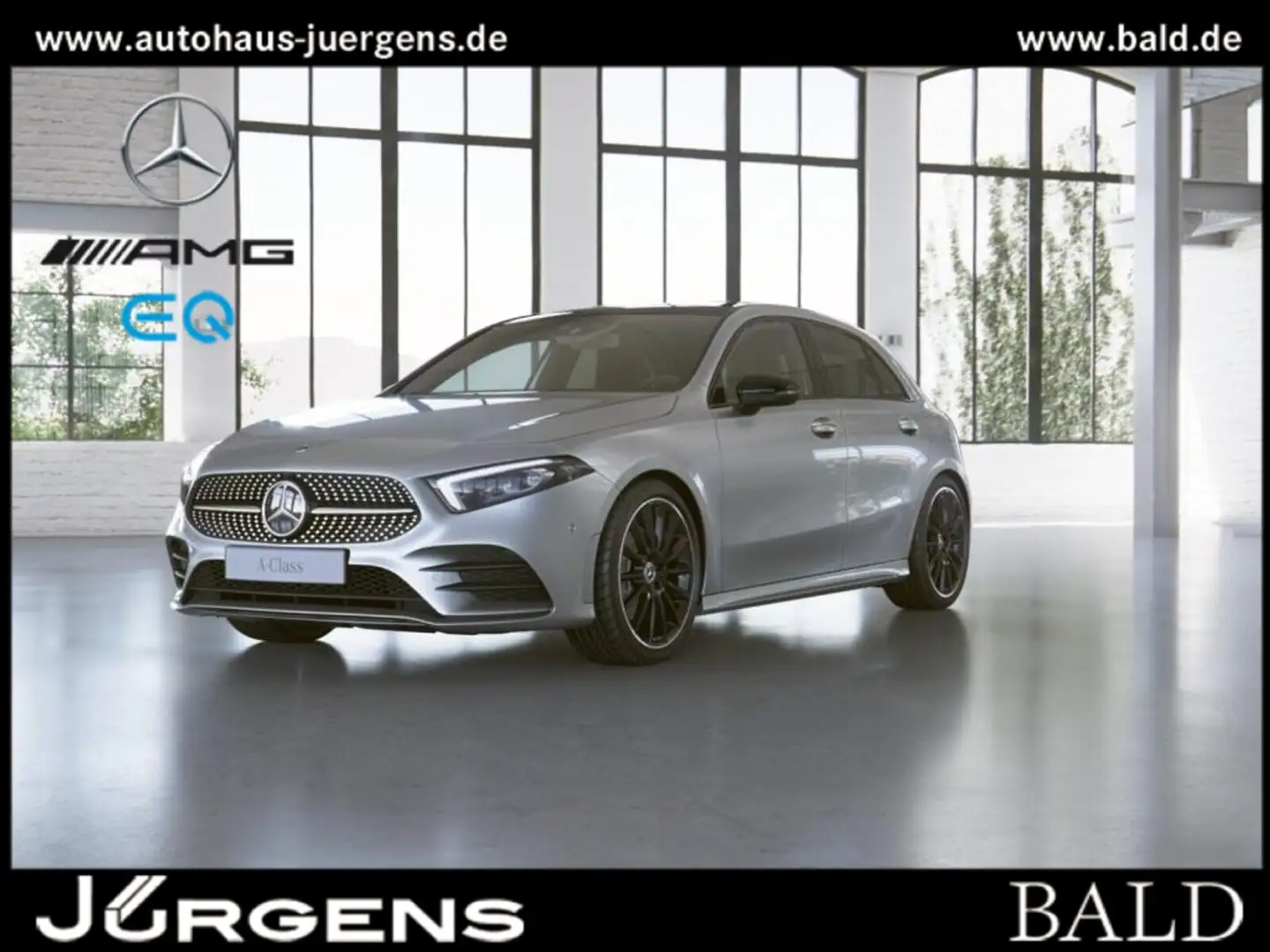 Mercedes-Benz A 250 e AMG-Sport/MLB/360/Pano/Night/Distr/19' Silber - 1