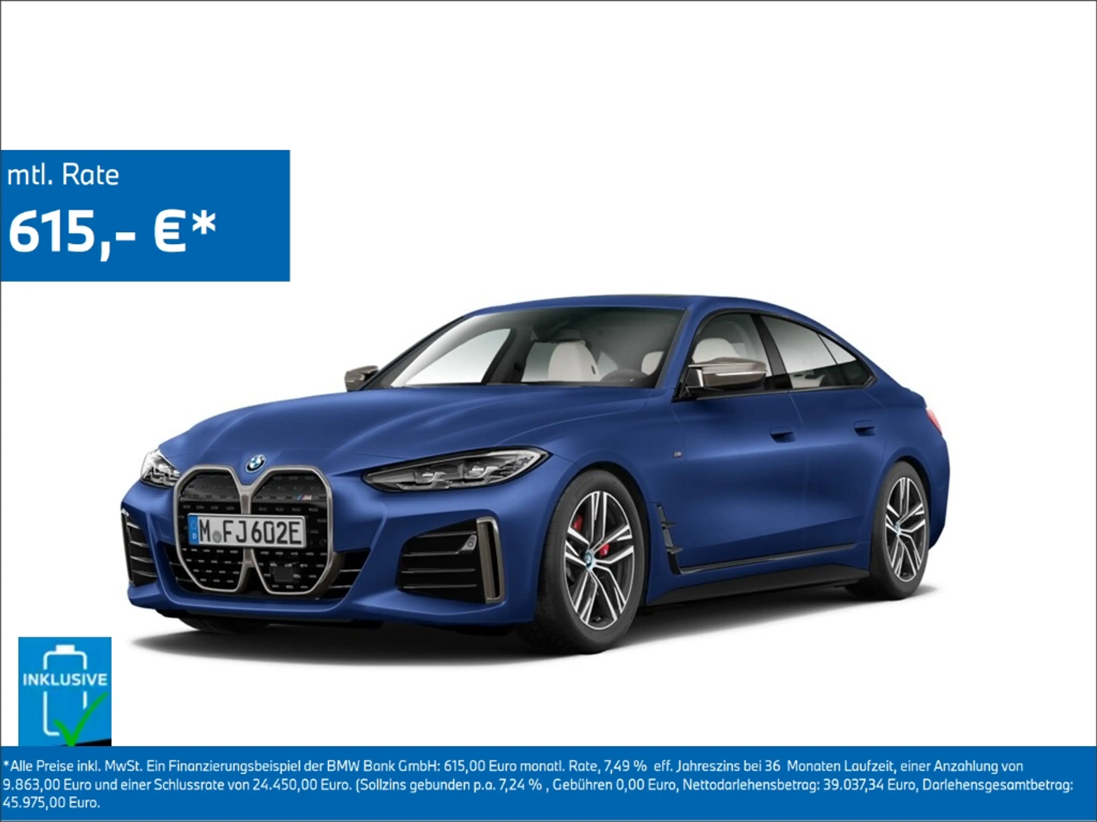 BMW i4 Gran Coupe/HUD/Navi/Leder/Soundsystem