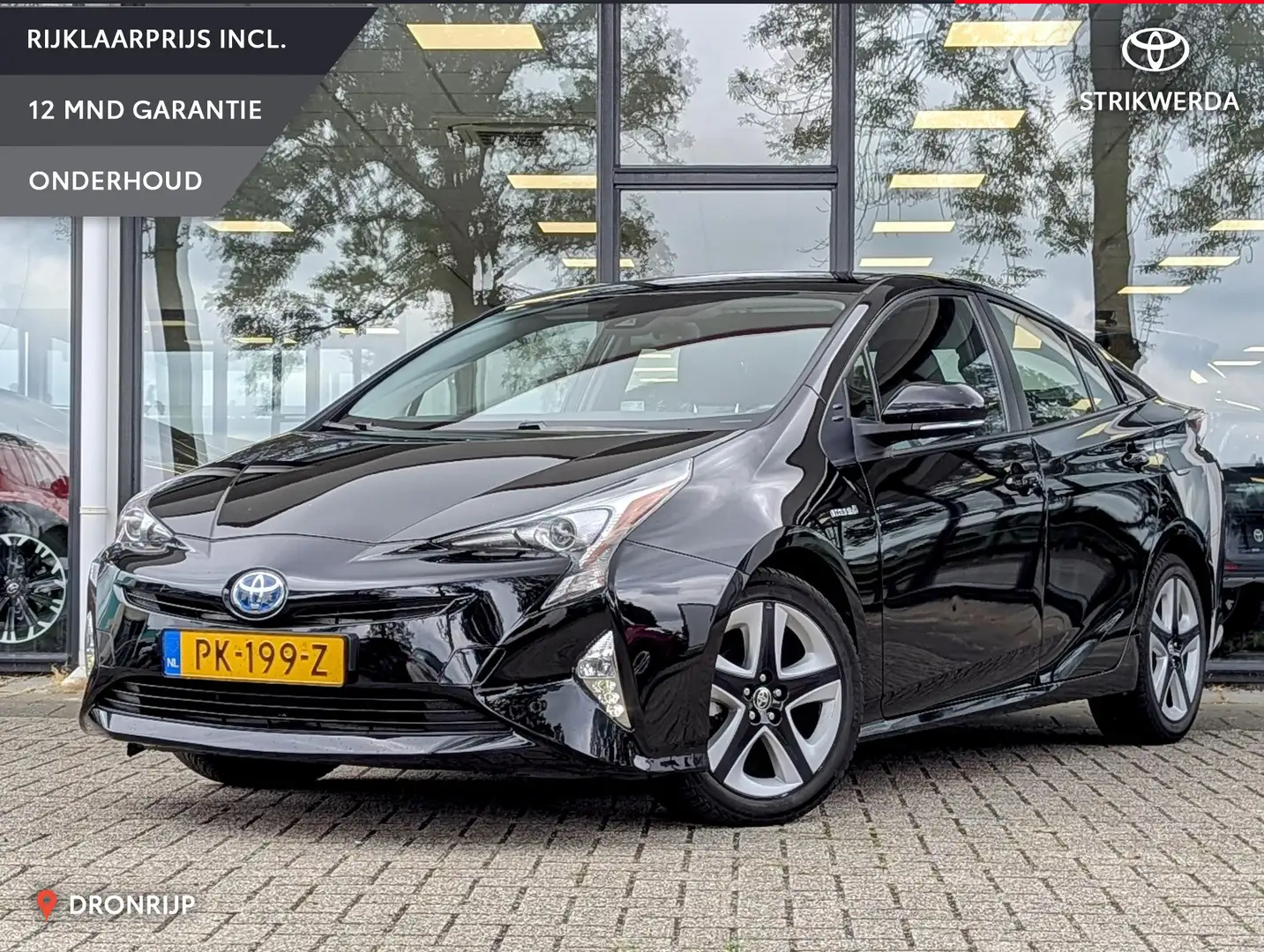 Toyota Prius 1.8 Dynamic | BSM | ACC | Camera | Stoelverwarming Schwarz - 1