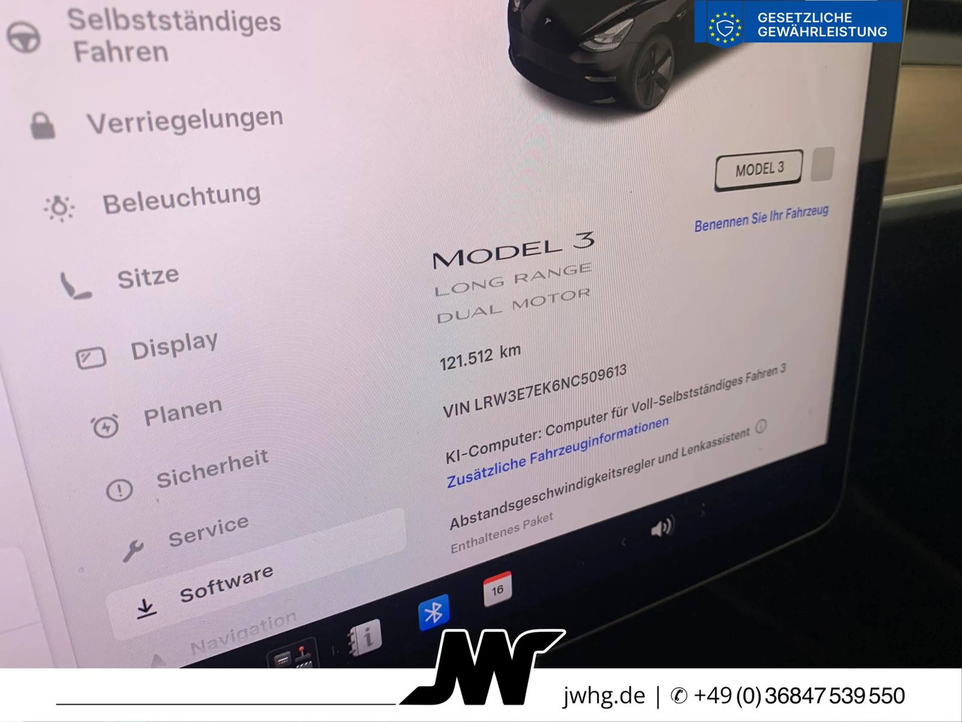 Tesla Model 3 Dual AWD Wärmepumpe Autopilot 3 Kam Pano — photo 11