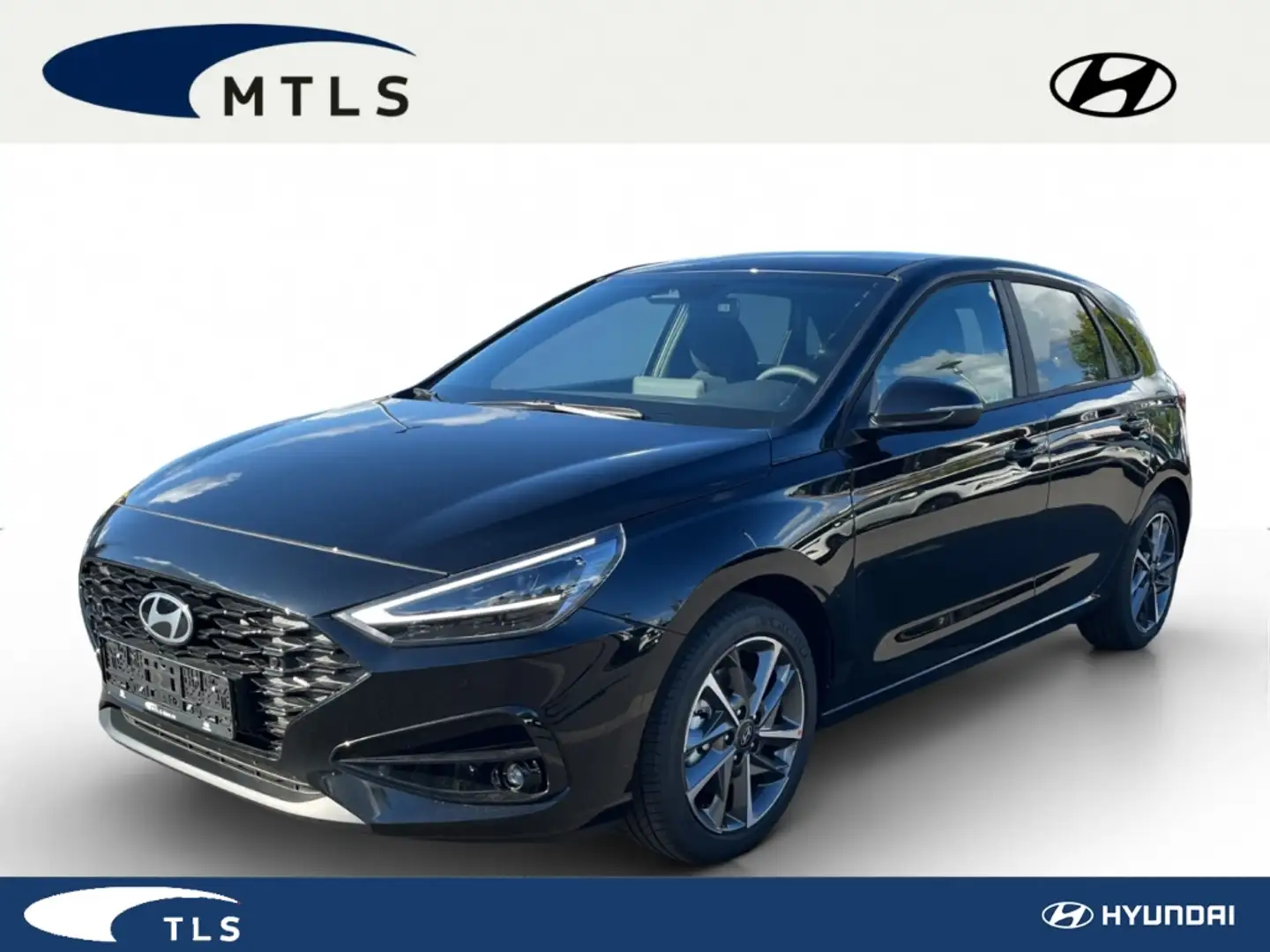 Hyundai i30 Advantage 100Ps 7-DCT PLUS-PAKET Navi digitales Co Schwarz - 1