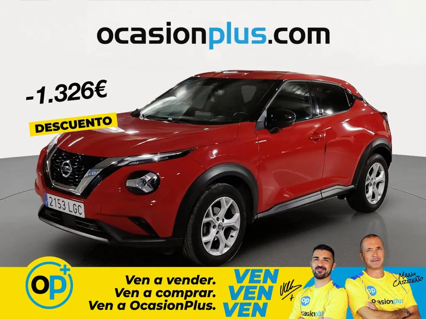 Nissan Juke 1.0 DIG-T N-Connecta 4x2 117 Rojo - 1