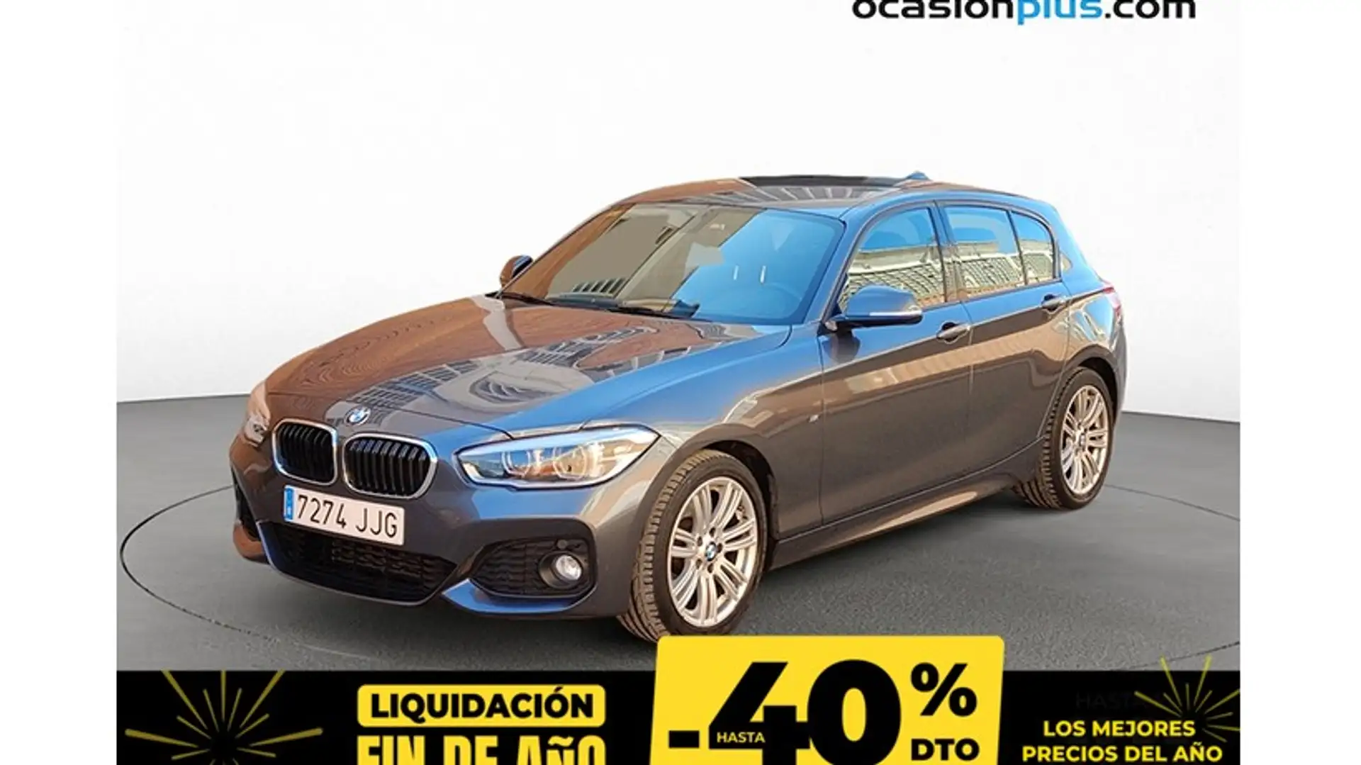 BMW 120 120d Gris - 1