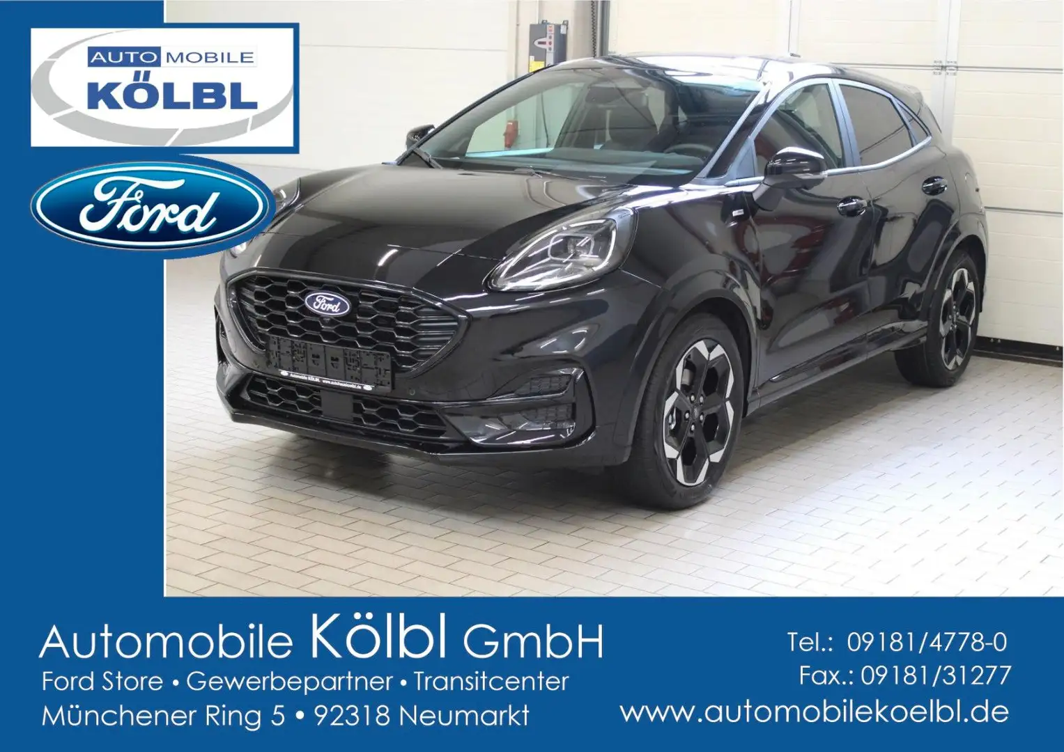 Ford Puma 1.0 ST-Line X Aut., 360° KAMERA/iACC Schwarz - 1