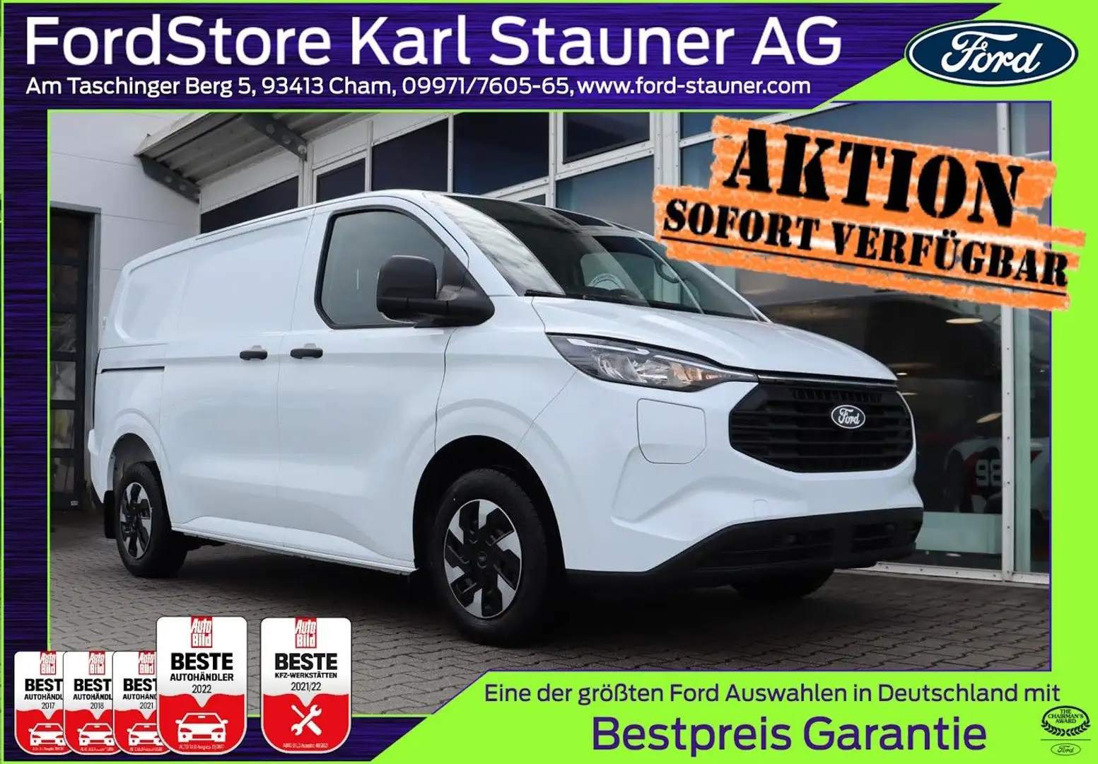 Ford Transit Custom PHEV 320/L1-kurz Blanco - 1