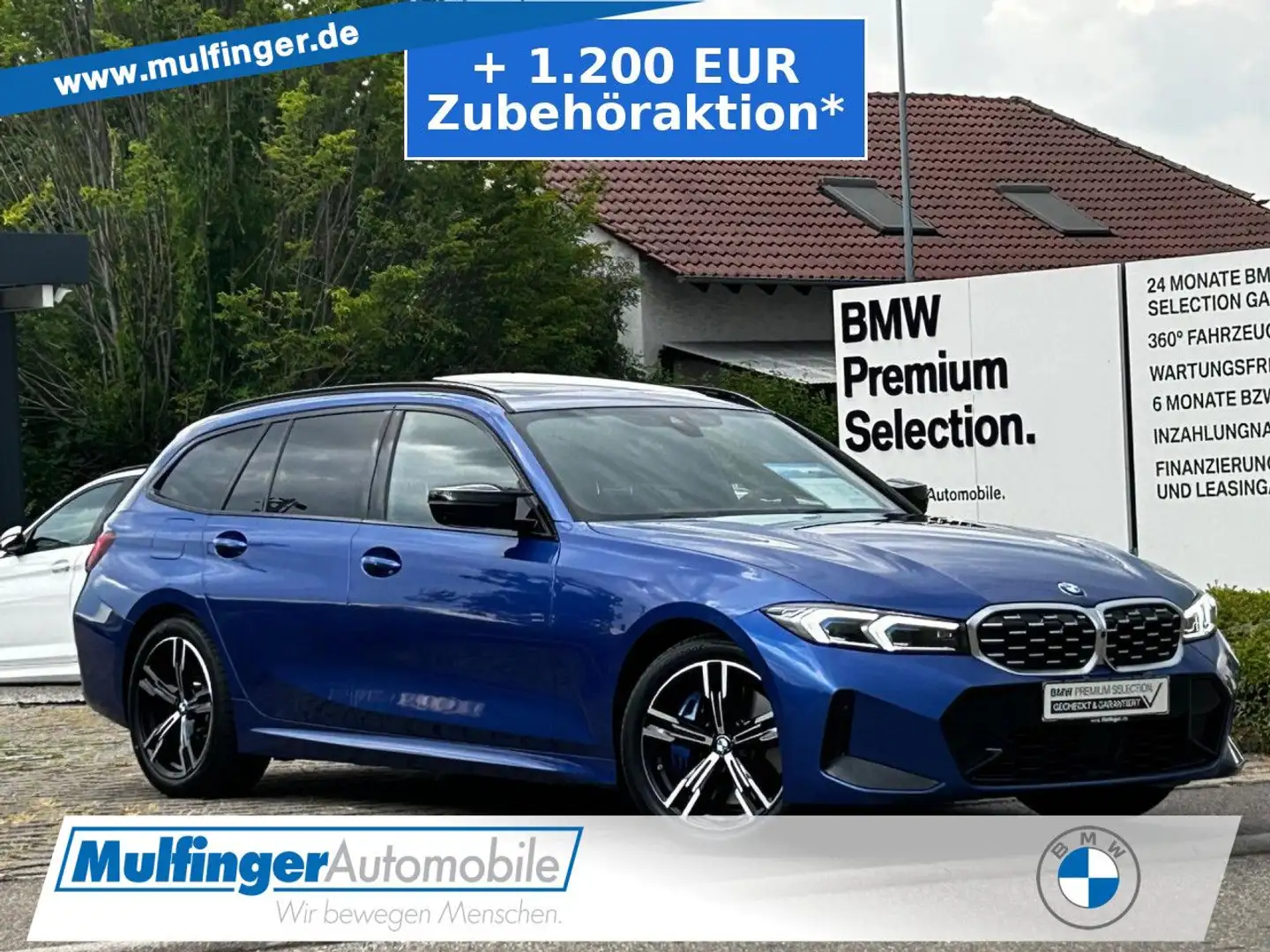 BMW 340 Md T.xDr.Leder SurView.PanoDach ACC HUD AHK LED Blu/Azzurro - 1