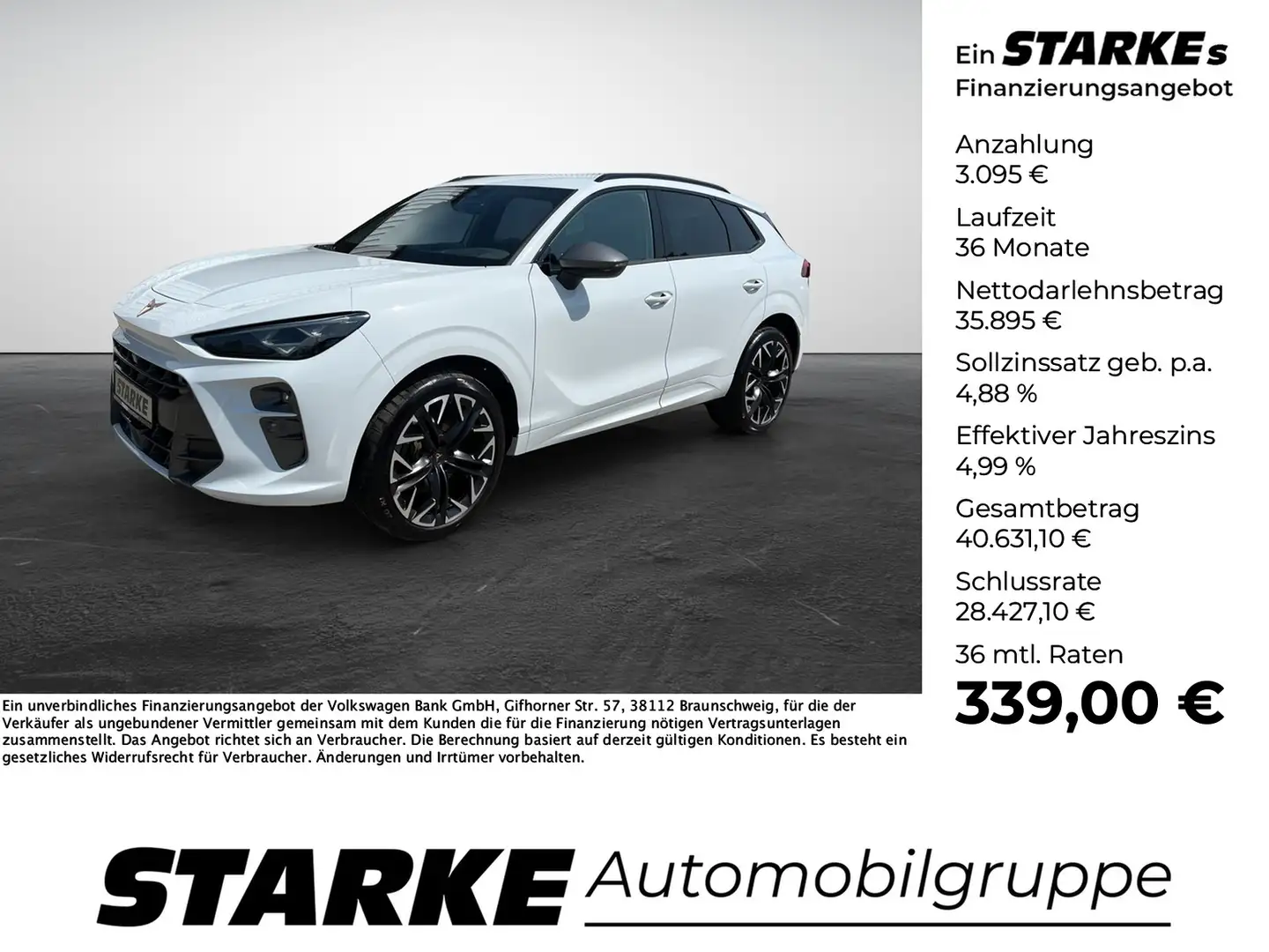 CUPRA Terramar VZ 2.0 TSI DSG 4Drive Blanc - 1