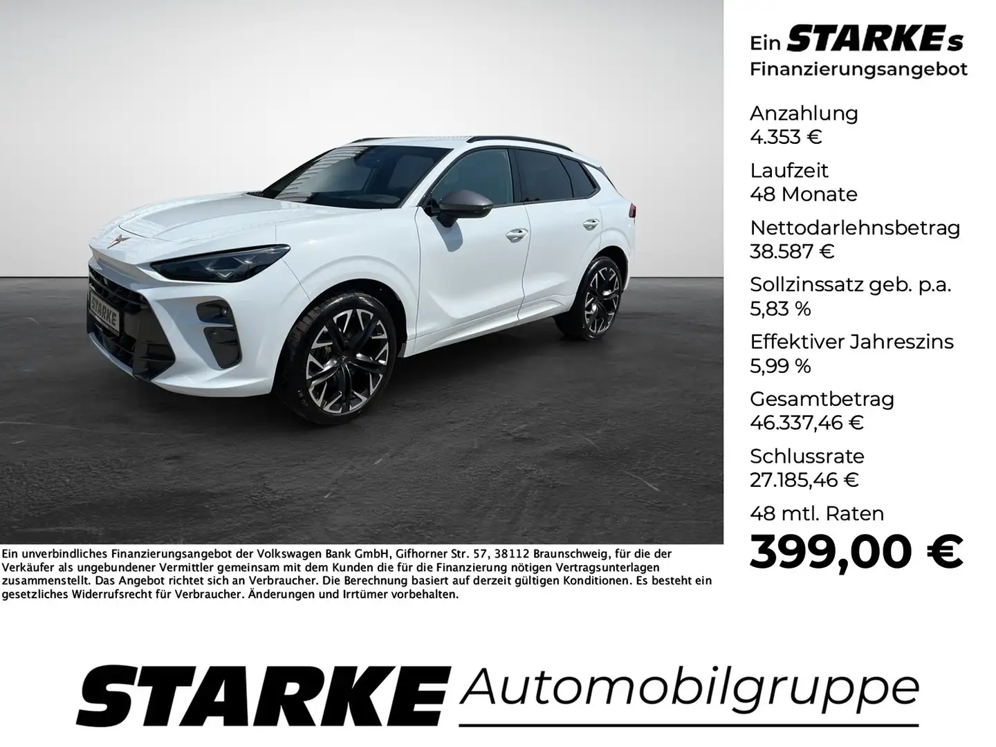 CUPRA Terramar VZ 2.0 TSI DSG 4Drive Weiß - 1