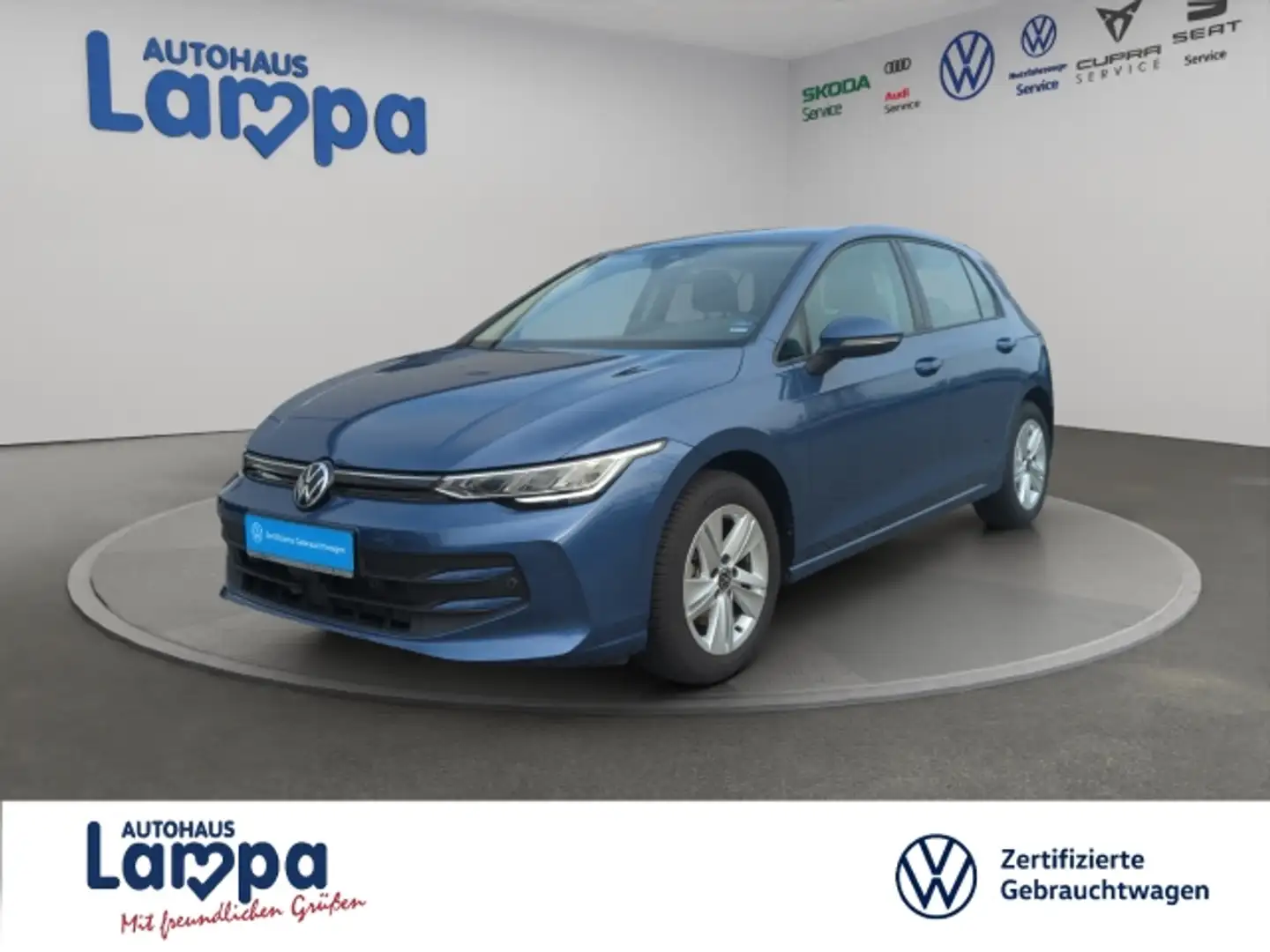 Volkswagen Golf VIII Life 1.5 TSI 6-Gang AHK,NAV,LRH,ACC,DAB+,LED Blau - 1