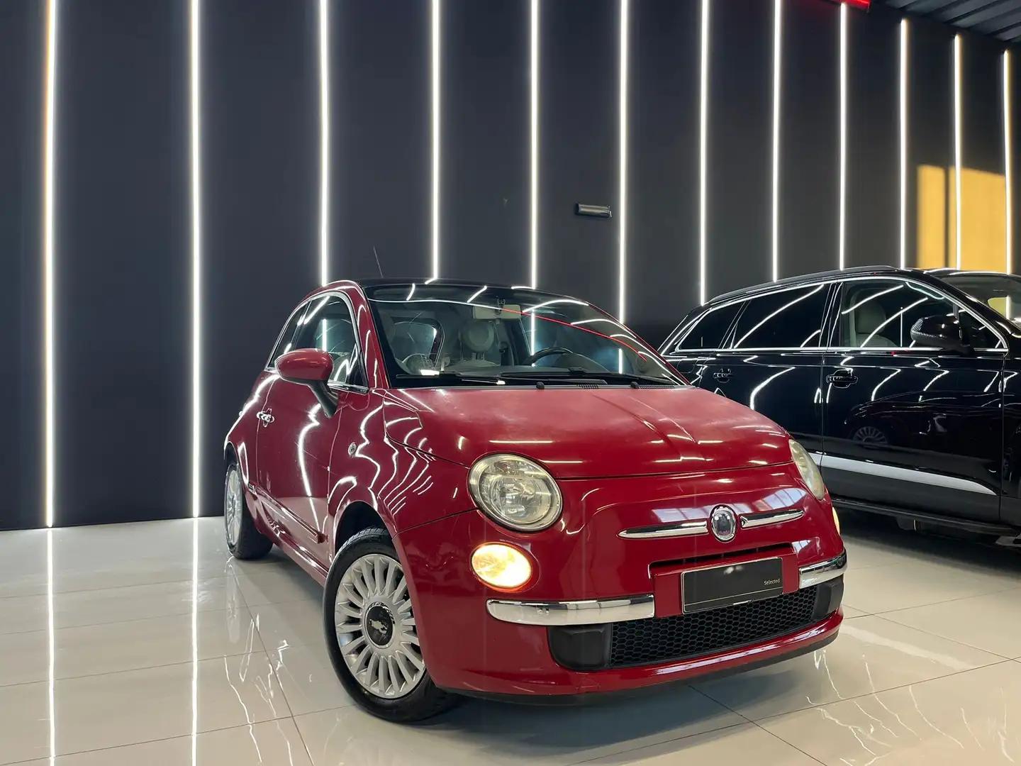 Fiat 500 1.2 Lounge 69cv OK NEOPATENTATI Rosso - 1