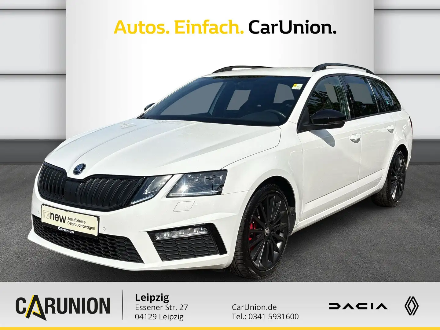 Skoda Octavia Combi 2.0 TSI RS Weiß - 1