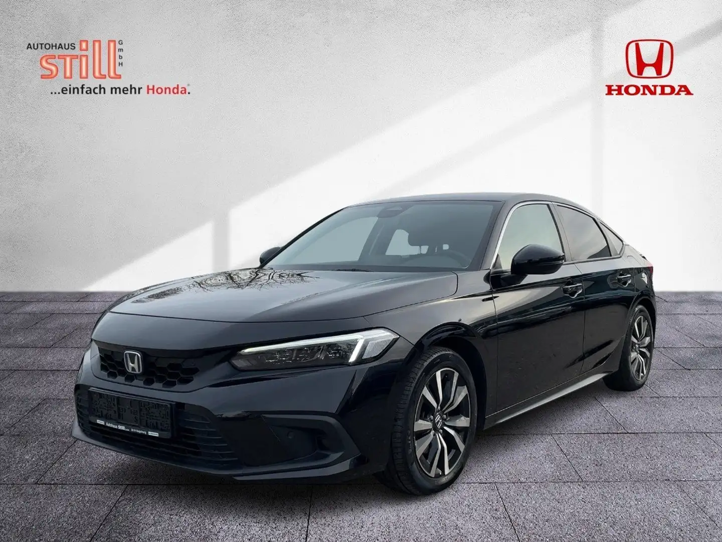 Honda Civic 2.0 i-MMD e:HEV Elegance ACC+LED+Navi+SHZ Schwarz - 2