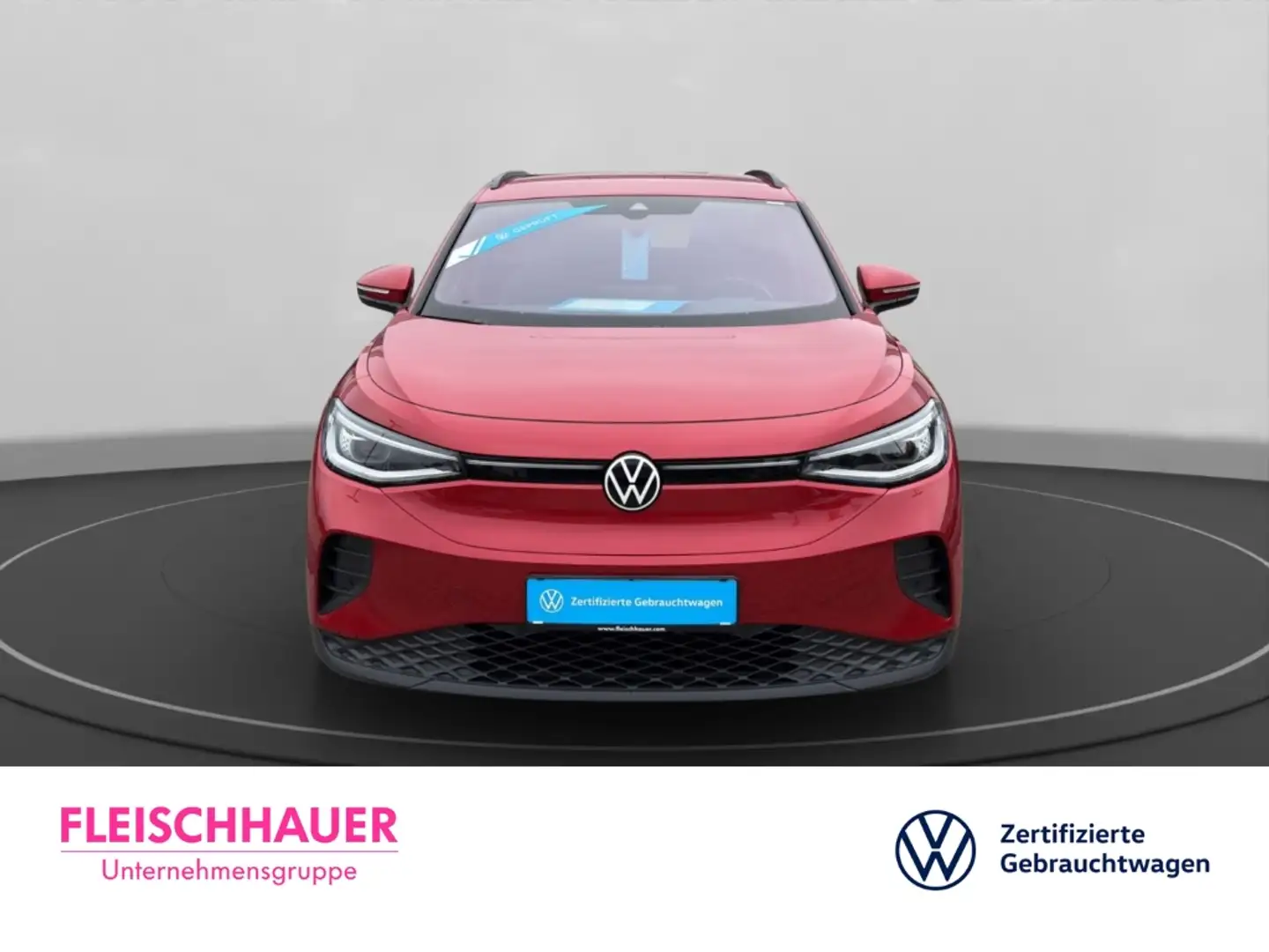 Volkswagen ID.4 Pure electric+NAVI+SHZ+ACC+AHK Rot - 2