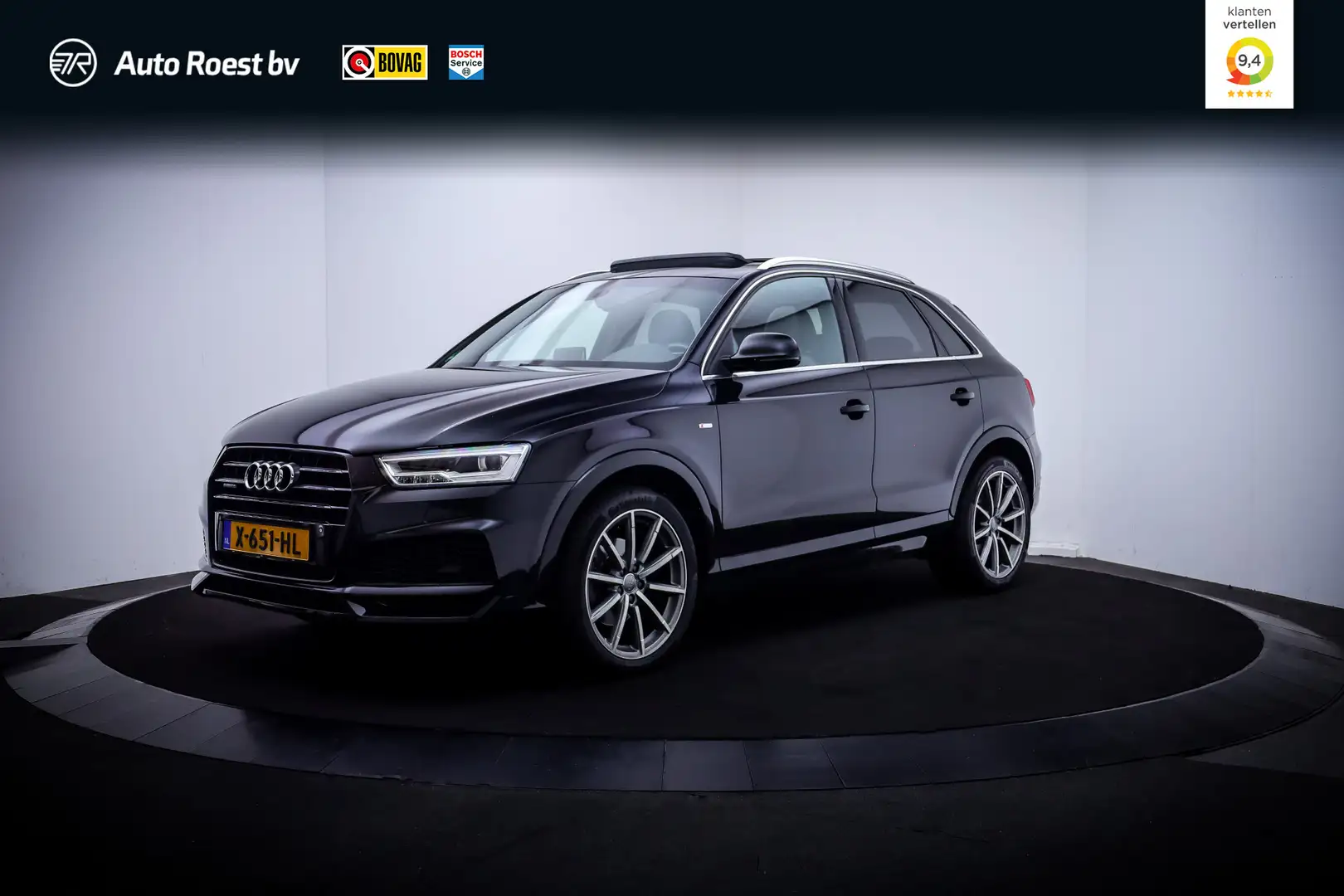 Audi Q3 2.0TFSI Quattro S-LINE PANO | FULL LED | CAMERA | Zwart - 1