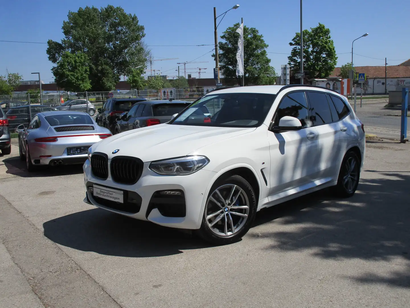 BMW X3 xDrive 30d M-Sport "Standheizung,AHV,Leder" Blanc - 2