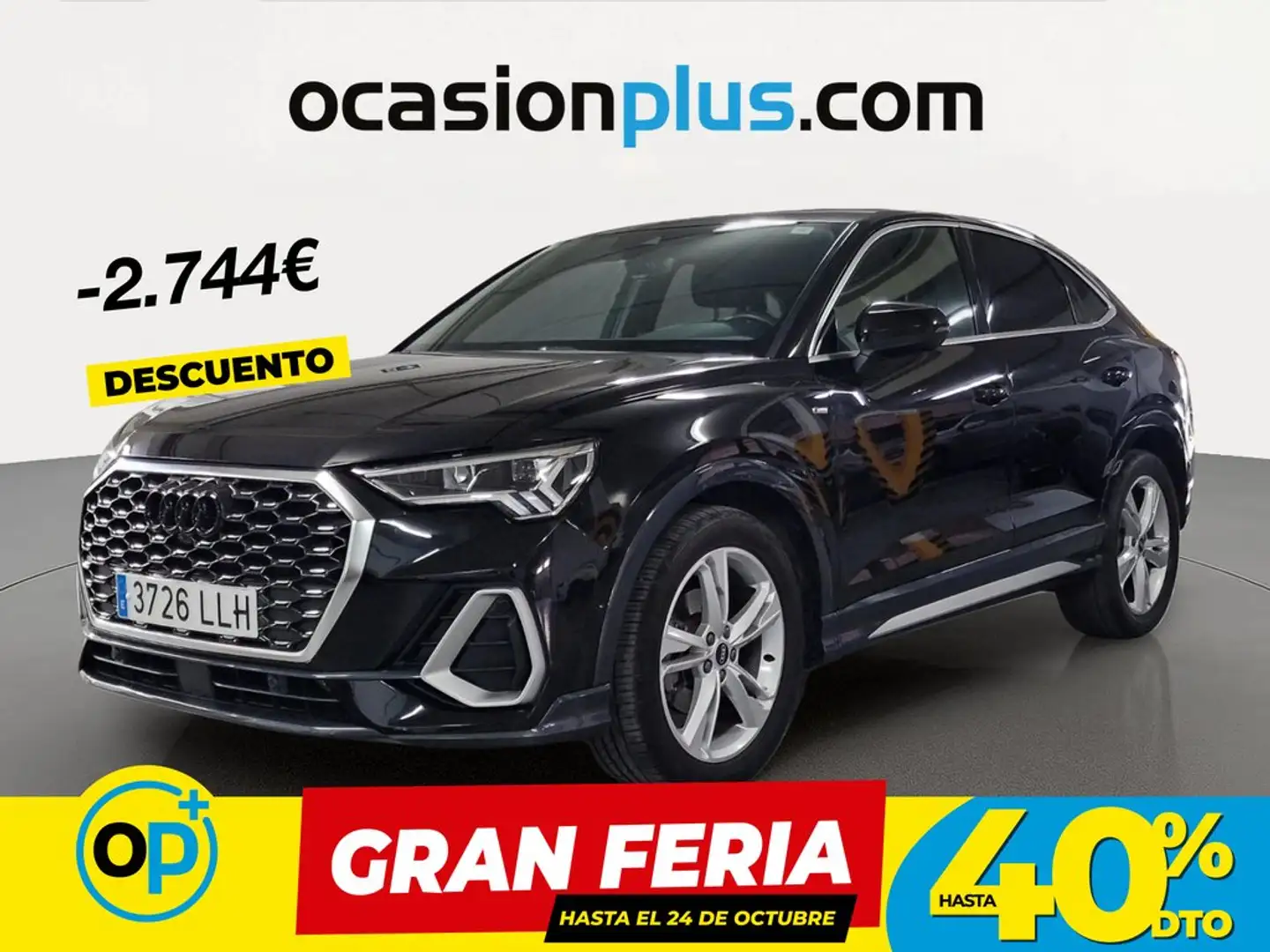 Audi Q3 Sportback 35 TDI S line S tronic Negro - 1