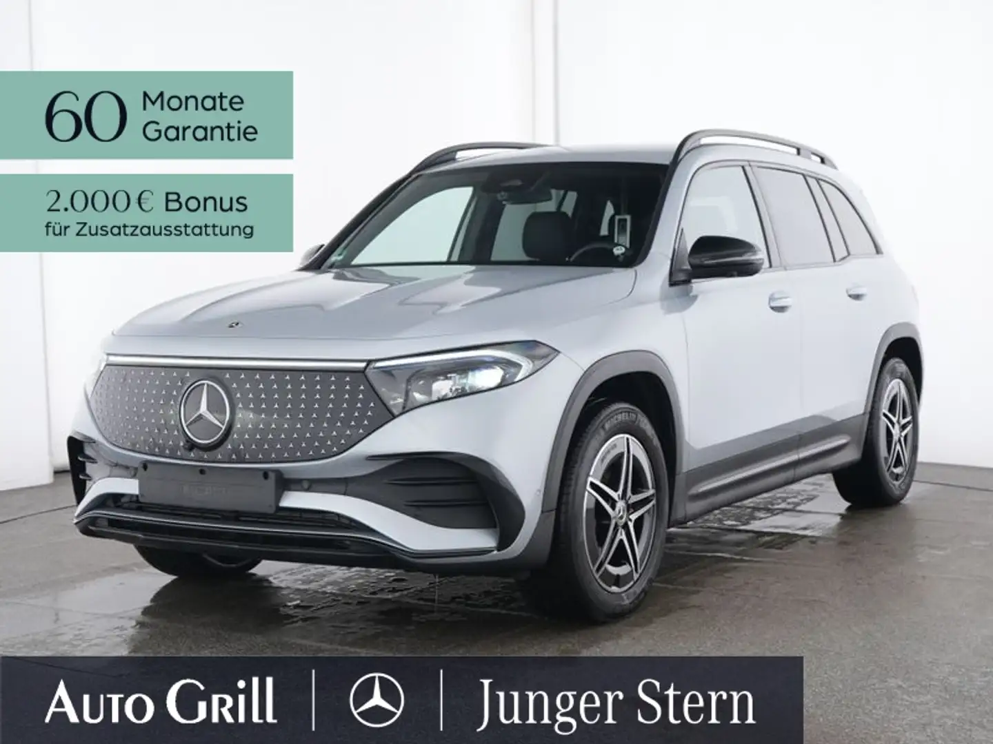 Mercedes-Benz EQB 350 4M AMG Night KeyG 360 Distronic Fahrass Argento - 1