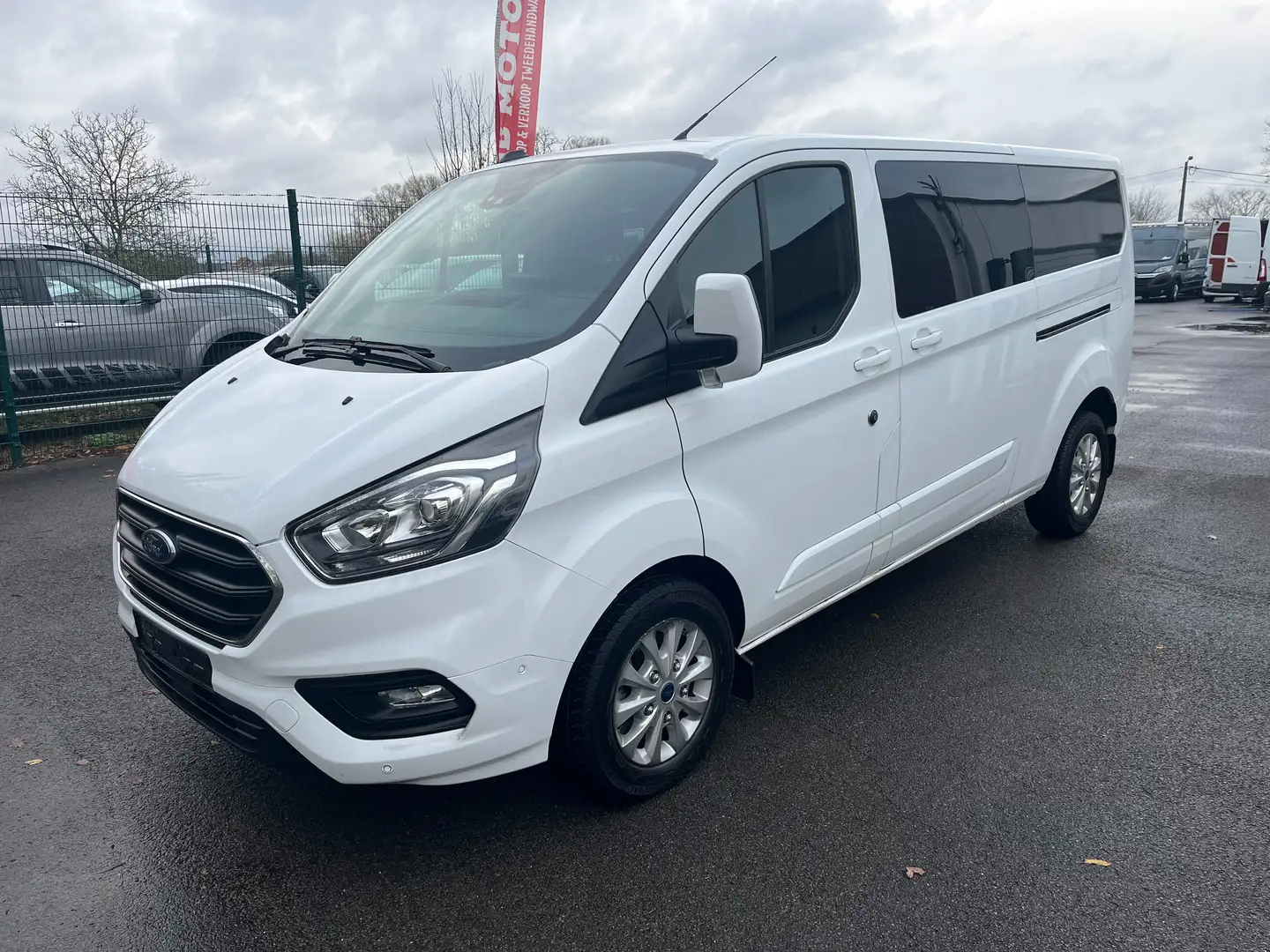 Ford 2.0 Custom D.cabine 6pl -L2-Lichte Vracht Blanc - 2