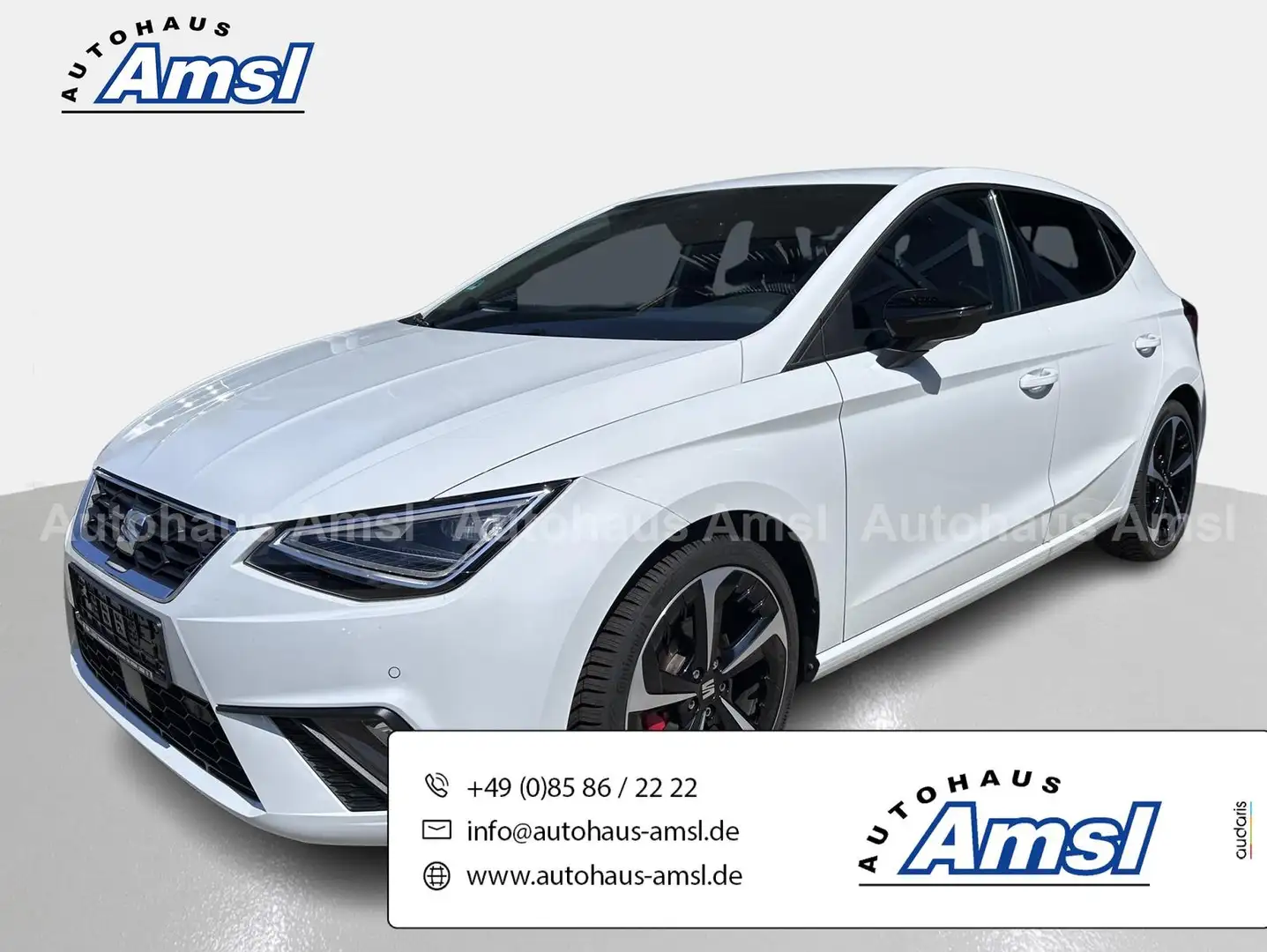 SEAT Ibiza 1.0 TSI DSG FR*Alcantara*FullLink*RFK*18"* Wit - 1