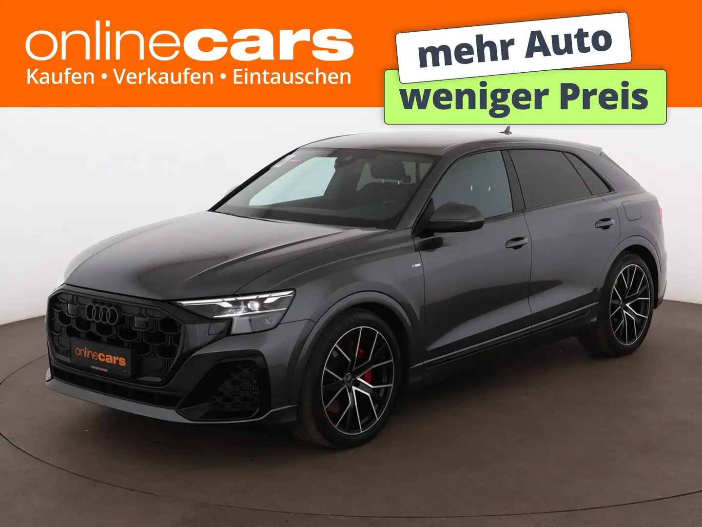 Audi Q8 e 3.0 TFSI e quattro S-Line Aut MATRIX AHK NAV Grau - 1