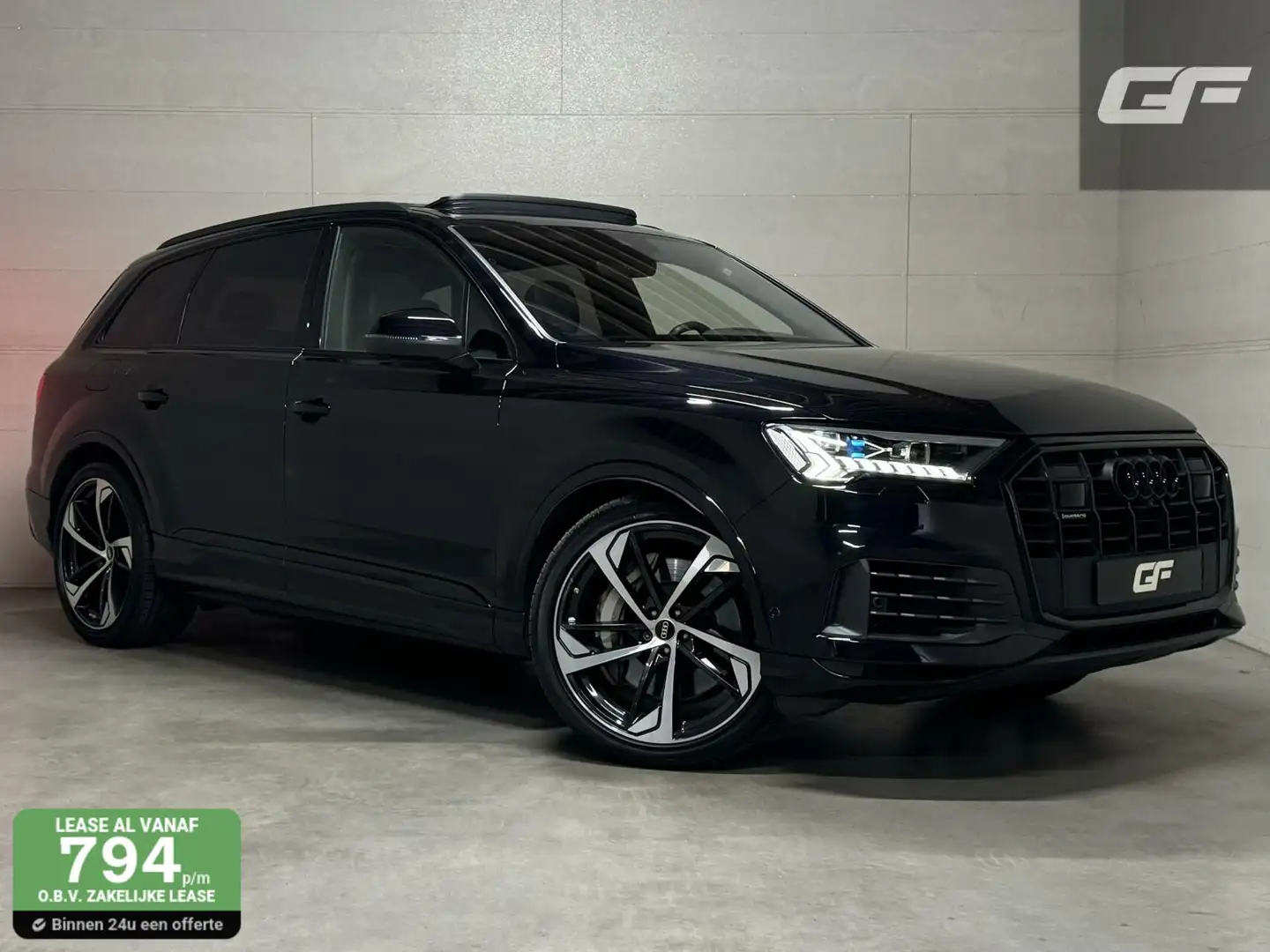 Audi Q7 55 TFSI e Quattro BlackEdition S-Line Pano B&O Luc Zwart - 1