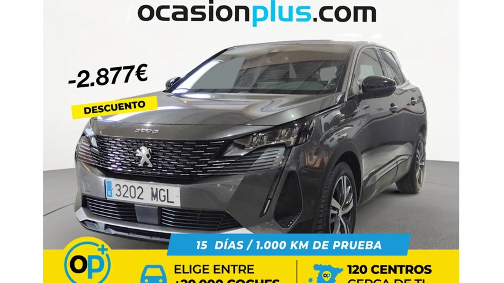 Peugeot 3008 1.2 PureTech S&S Allure 130 Grau - 1