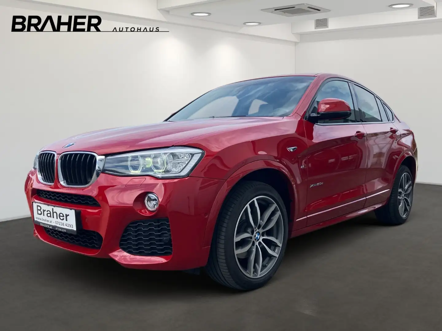 BMW X4 xDrive 20 d eHeck Klima PTS Shz Sportpaket Roşu - 2