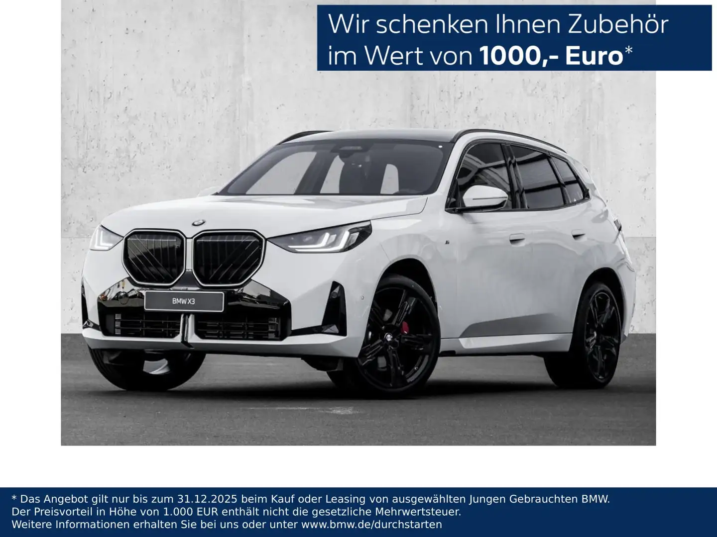 BMW X3 20d xDrive M-Sport 21" 360° H/K AHK Pano DA Prof. Blanc - 1
