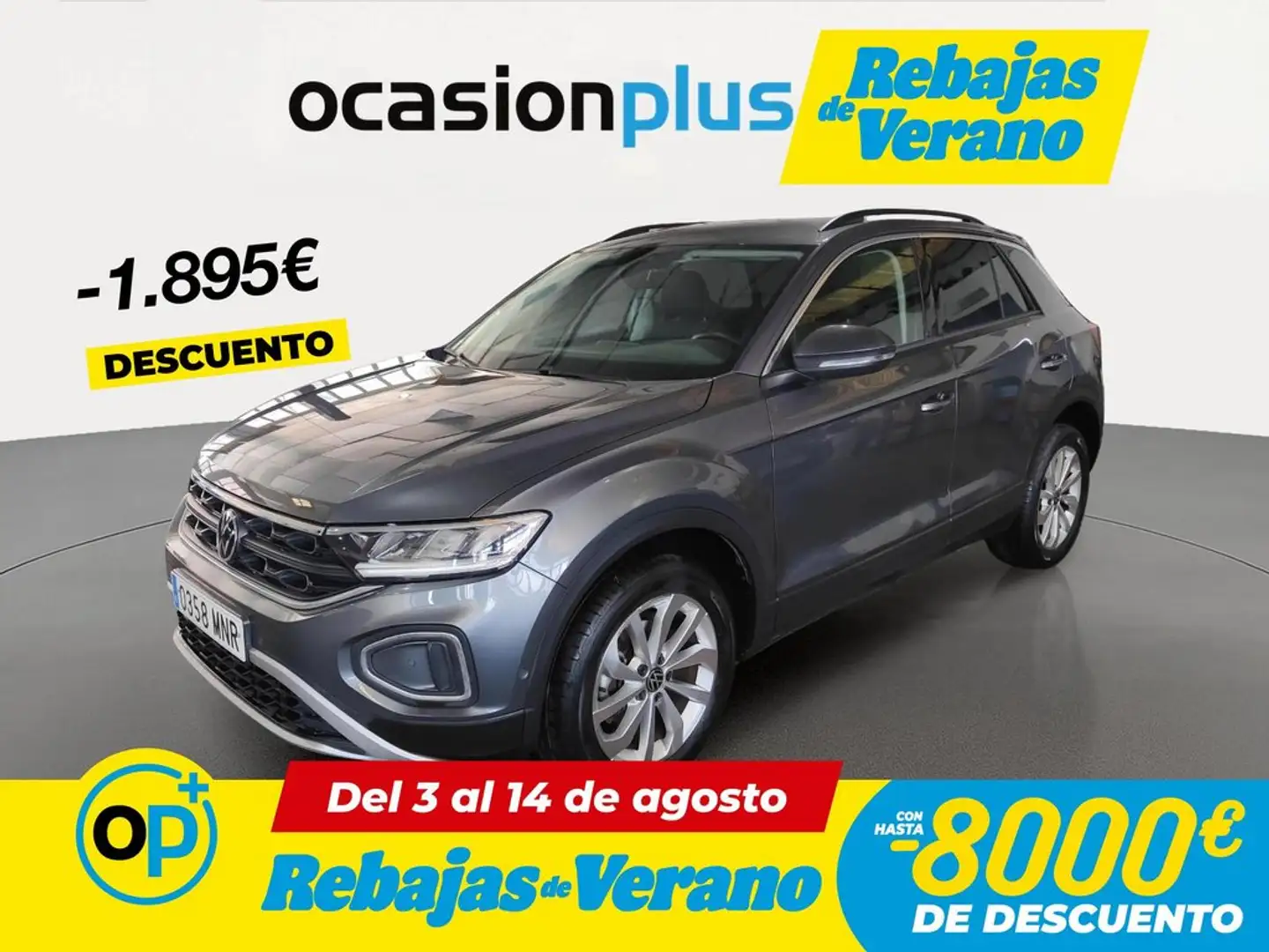 Volkswagen T-Roc 1.0 TSI Life 81kW Gris - 1