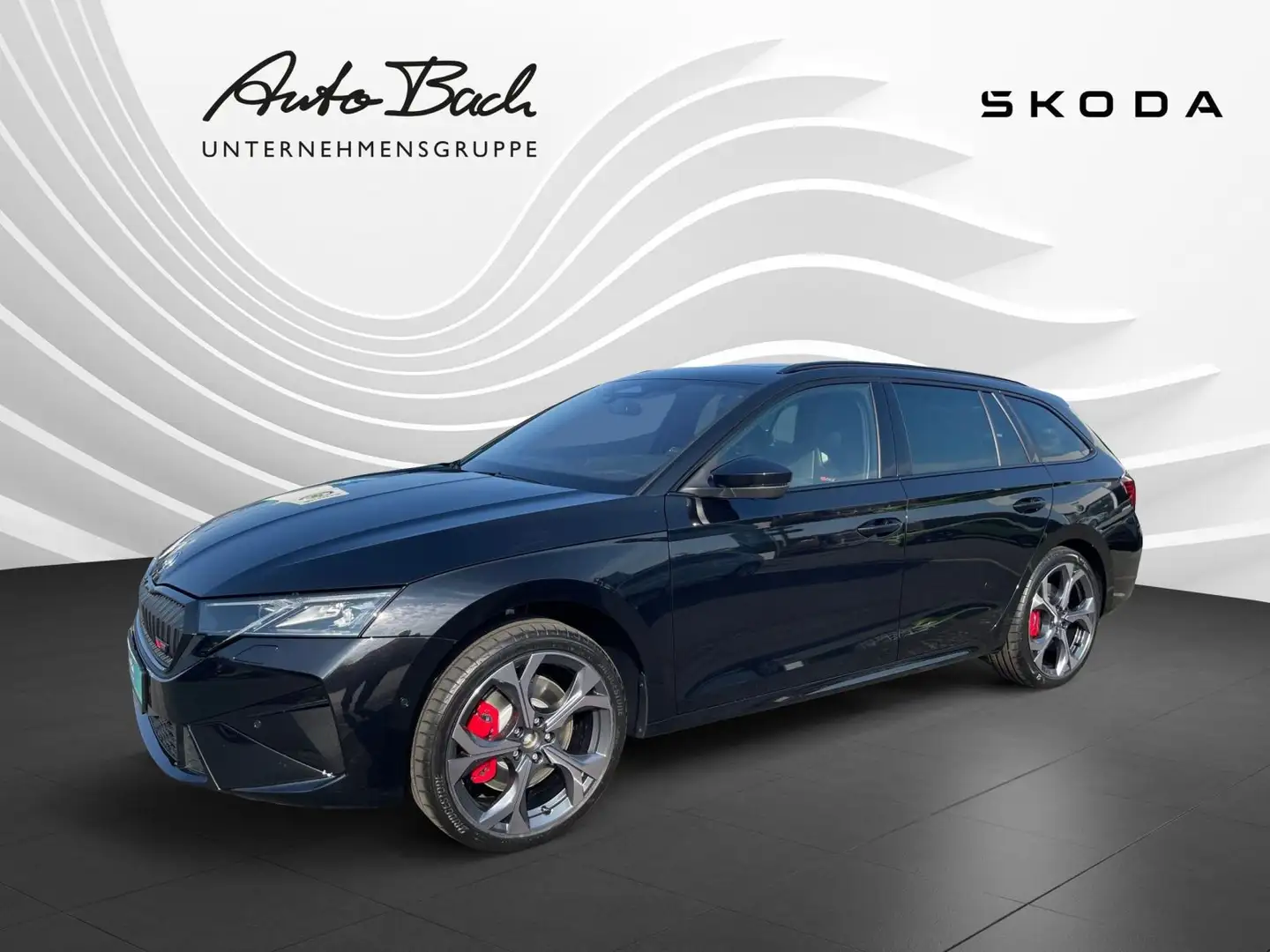 Skoda Octavia Combi RS 2,0 TSI 195 kW 7-Gang-DSG Schwarz - 1