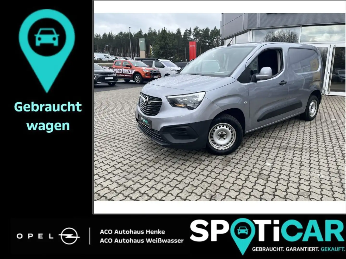 Opel Combo Cargo 1.2 DIT Edition Silber - 1