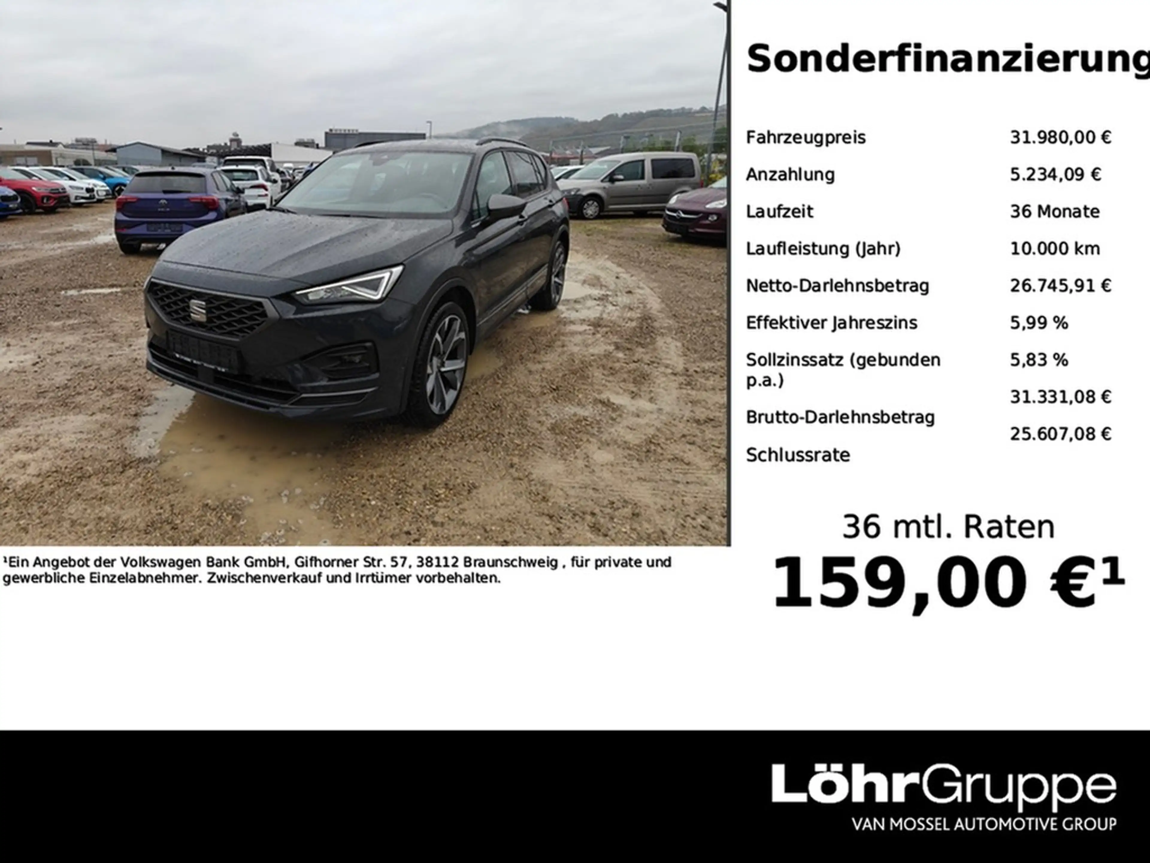 SEAT Tarraco 2.0 TSI DSG 4Drive FR DCC, AHK, Navi
