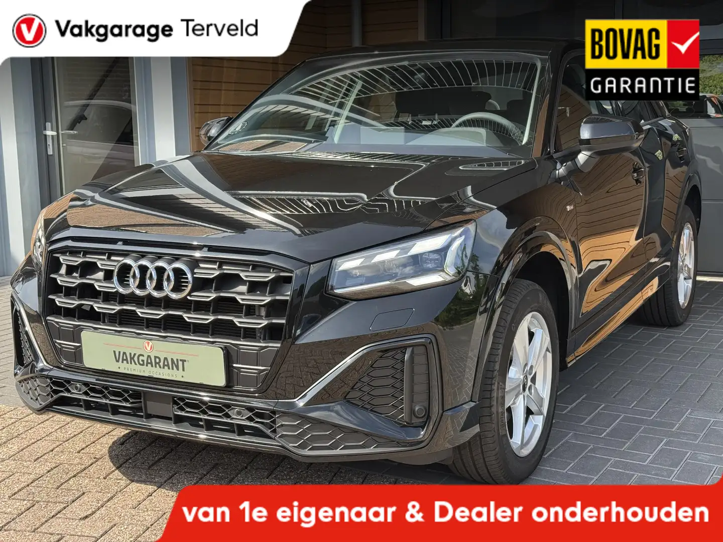 Audi Q2 35 TFSI 150PK S Line,App.Adapcruise,Camera, Schwarz - 1