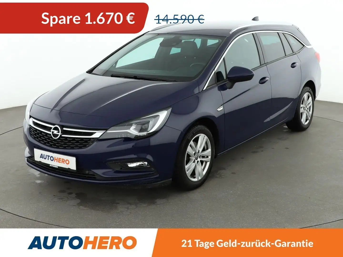 Opel Astra 1.4 SIDI Turbo Innovation Start/Stop Aut.*NAVI*LED Blau - 1