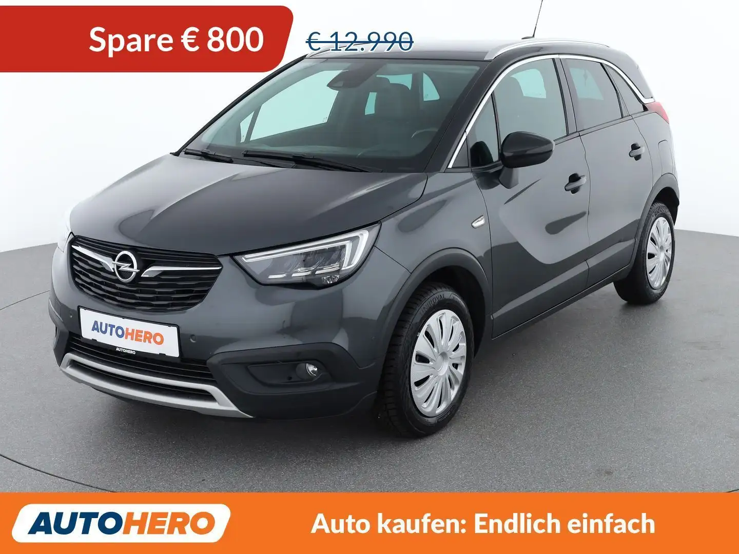 Opel Crossland X 1.2 Turbo Ultimate Grau - 1