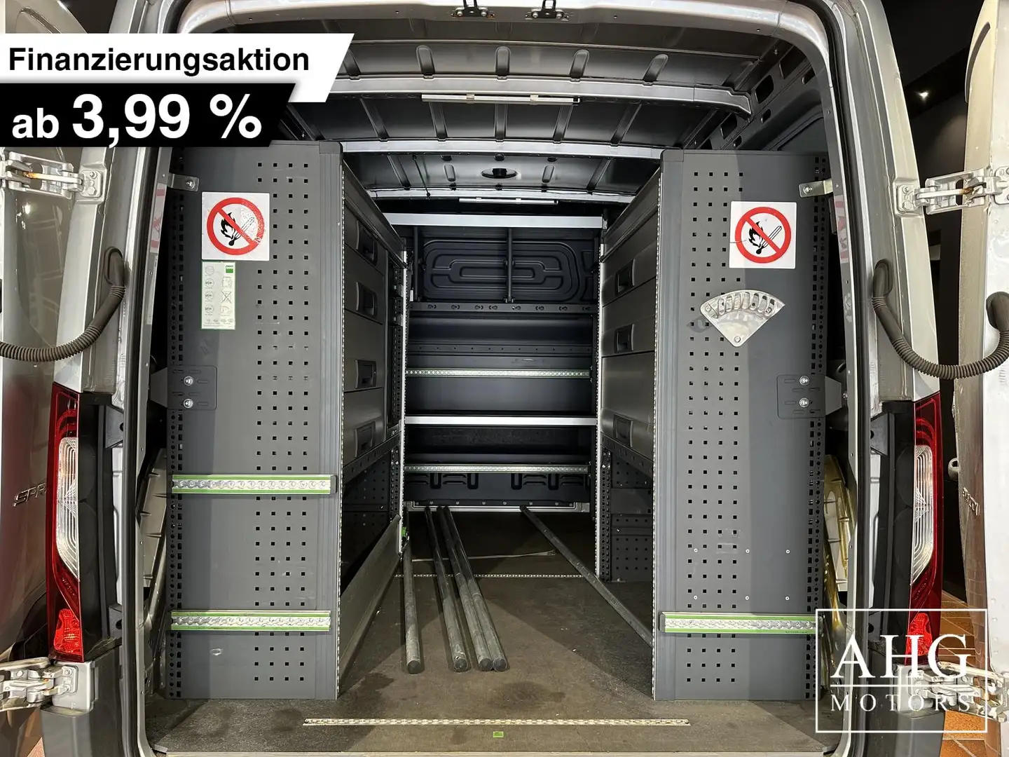 Mercedes-Benz Sprinter 314 9G L1H1 KURZ ACC LED AC WERKSTATT-BOTT KOMPAKT Silber - 1