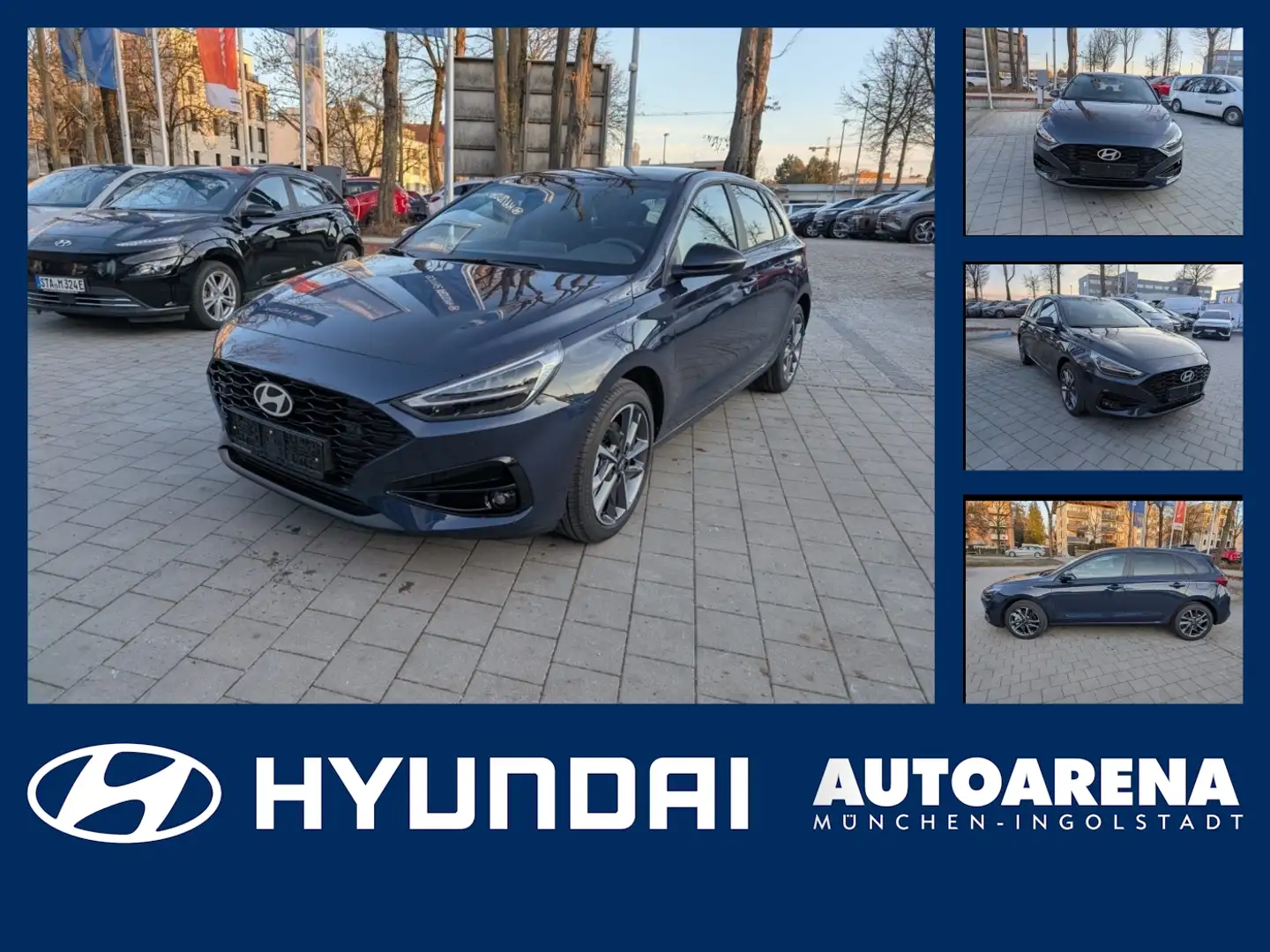 Hyundai i30 1.0 T-GDI Advantage FLA SpurH LM LED Navi Blauw - 1