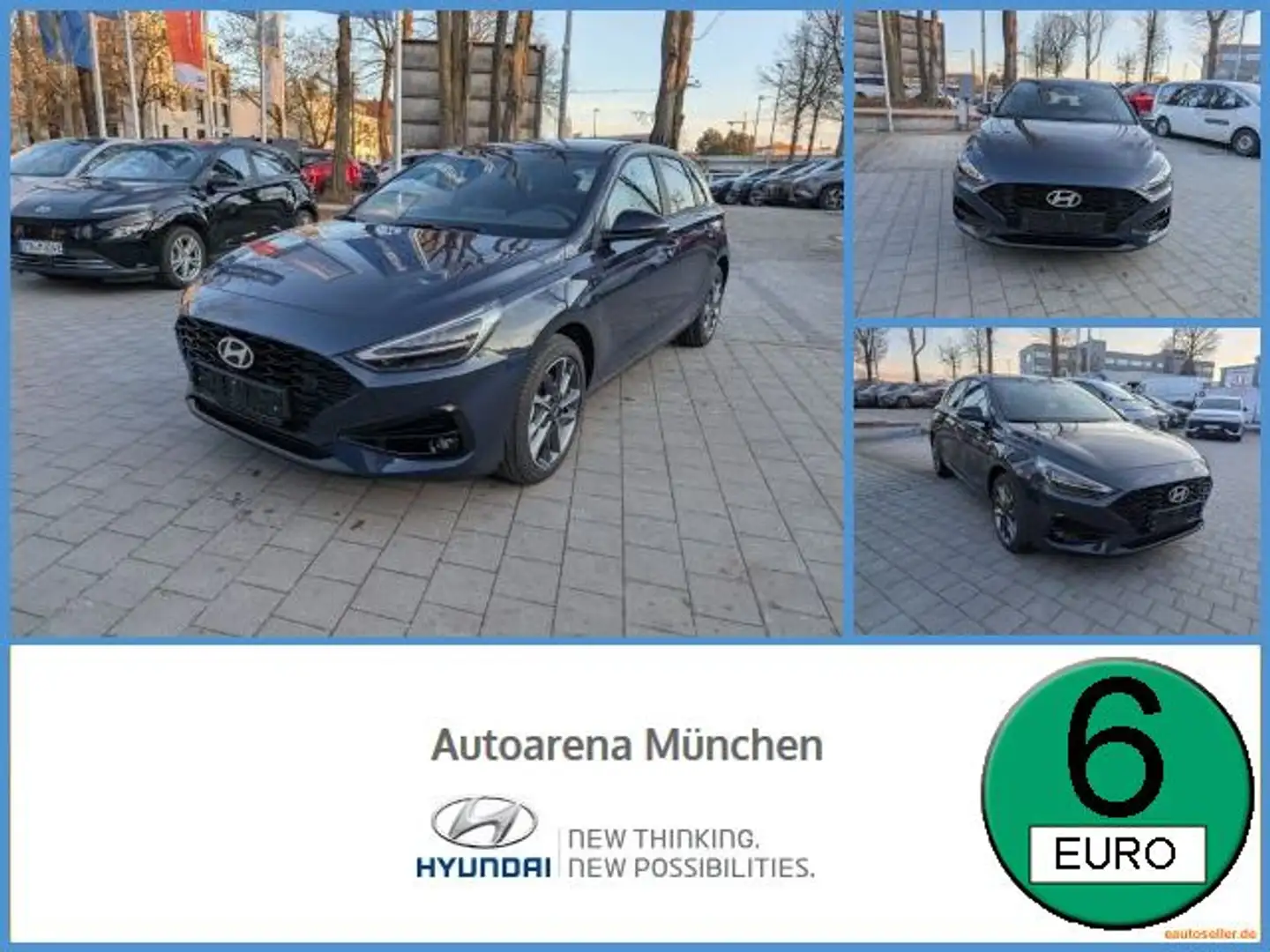 Hyundai i30 1.0 T-GDI Advantage FLA SpurH LM LED Navi Blau - 1