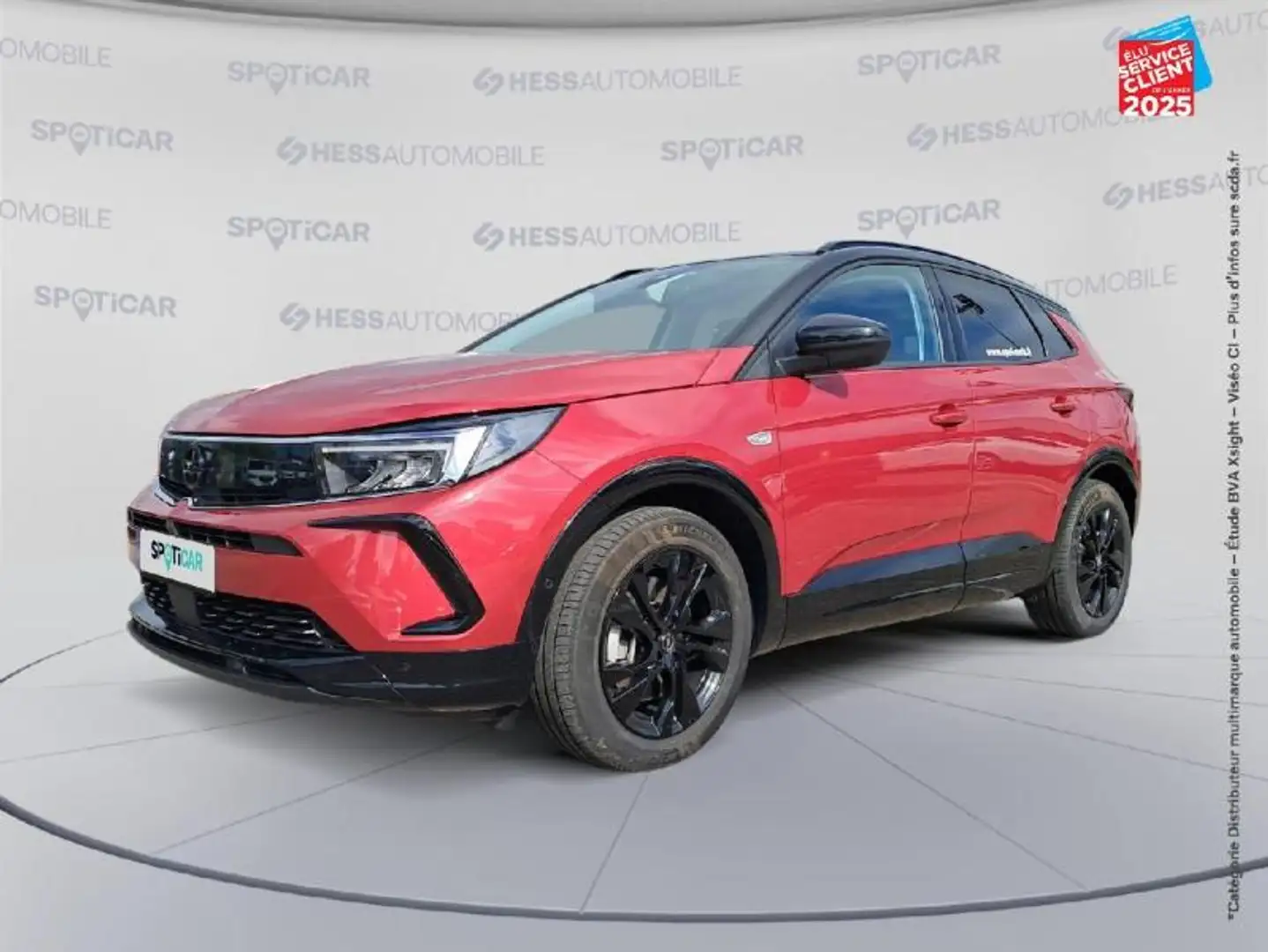 Opel Grandland 1.6 Turbo 225ch Hybride GS Rouge - 1