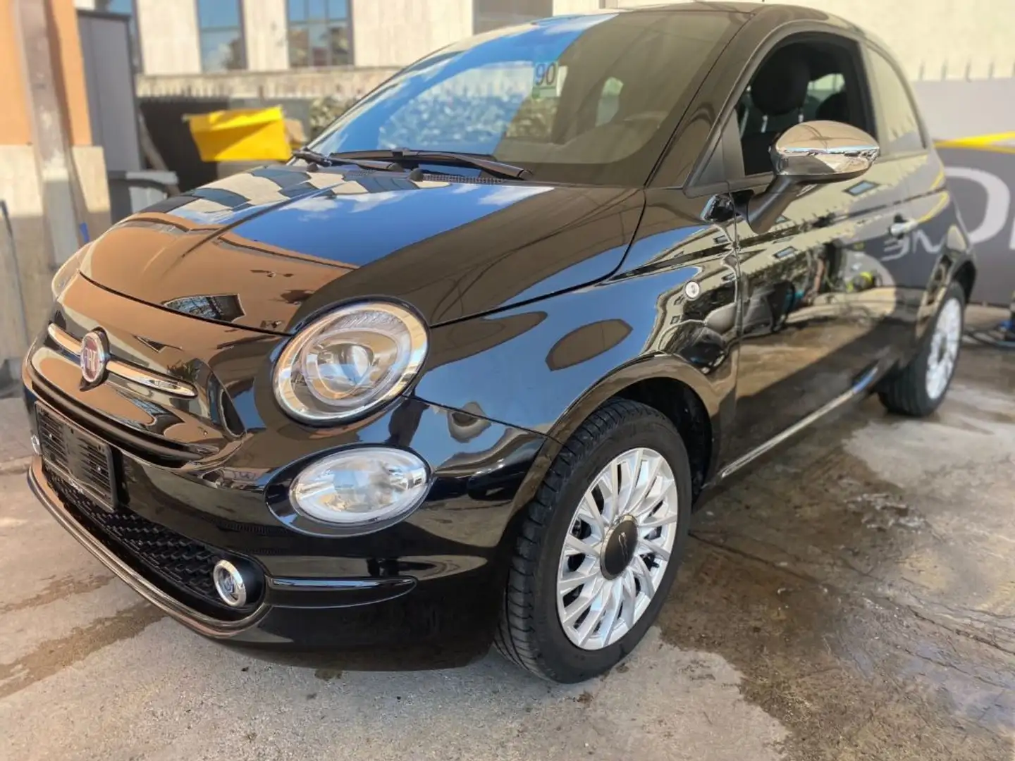 Fiat 500 1.0 Hybrid "DIVERSI COLORI" + GPL Чорний - 2