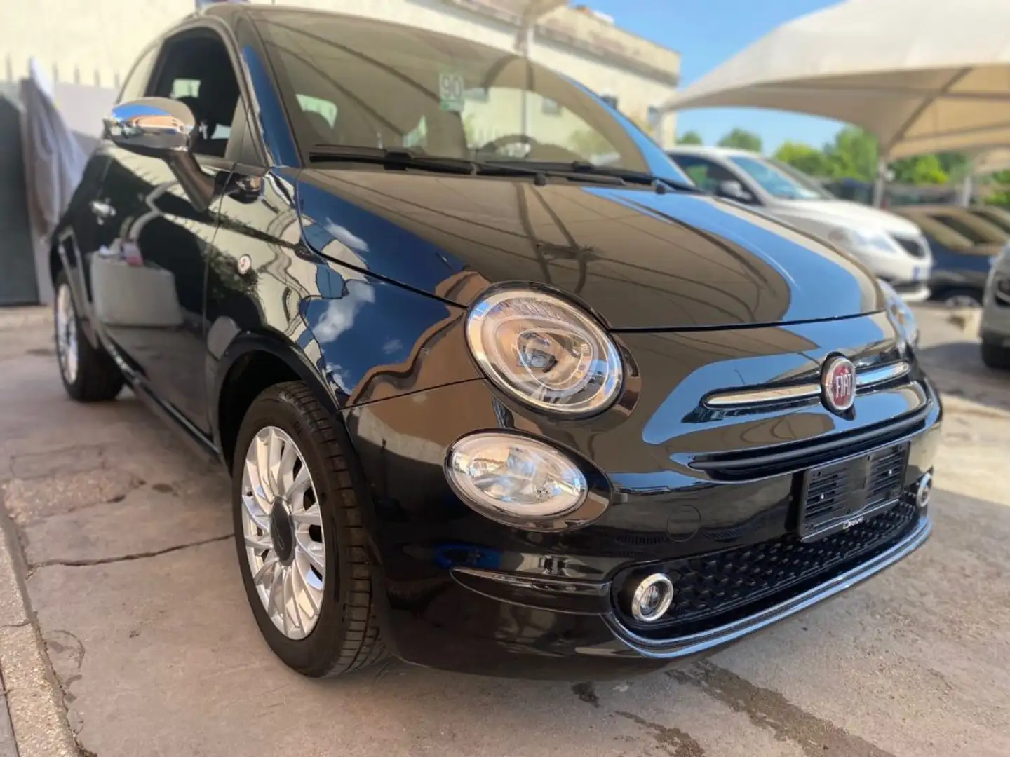 Fiat 500 1.0 Hybrid "DIVERSI COLORI" + GPL Чорний - 1