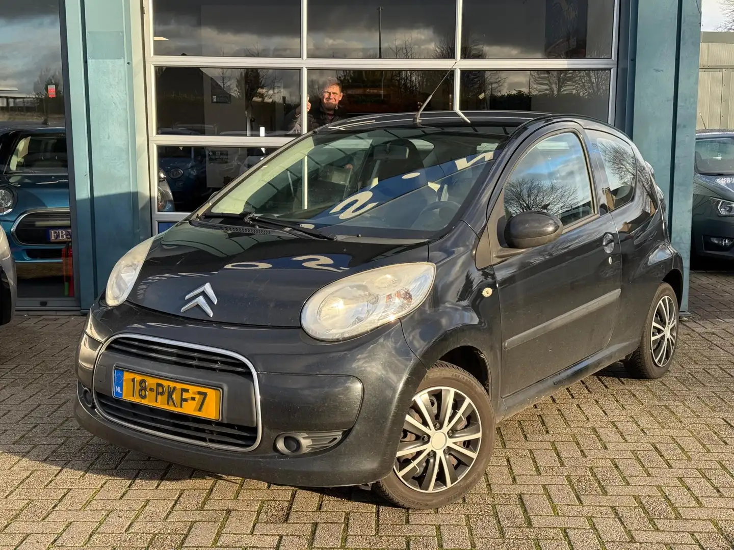 Citroen C1 1.0-12V Ambiance Airco Schwarz - 1