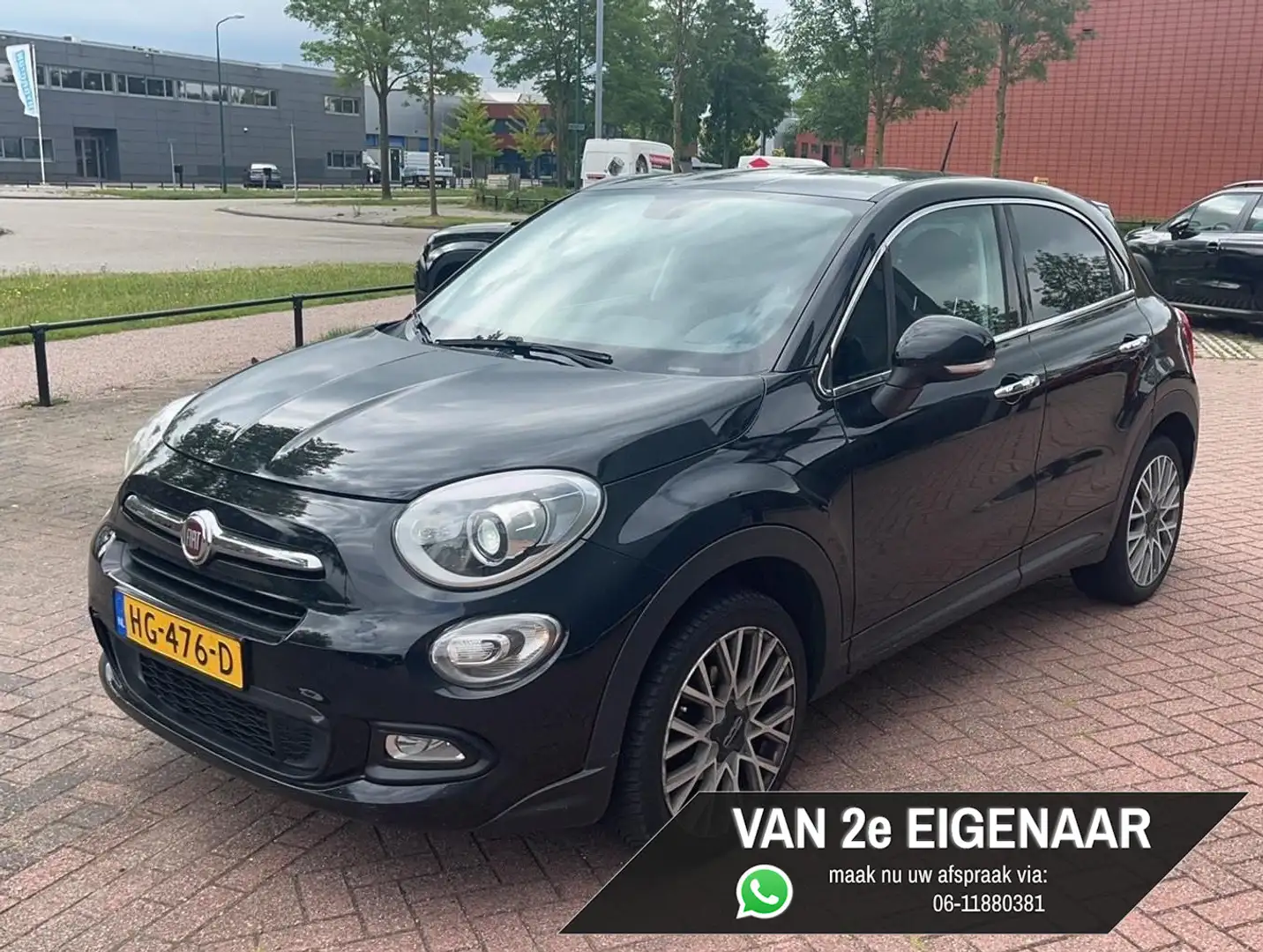 Fiat 500X 1.4 Turbo MultiAir Lounge | AUTOMAAT | 2e EIG | Zwart - 1