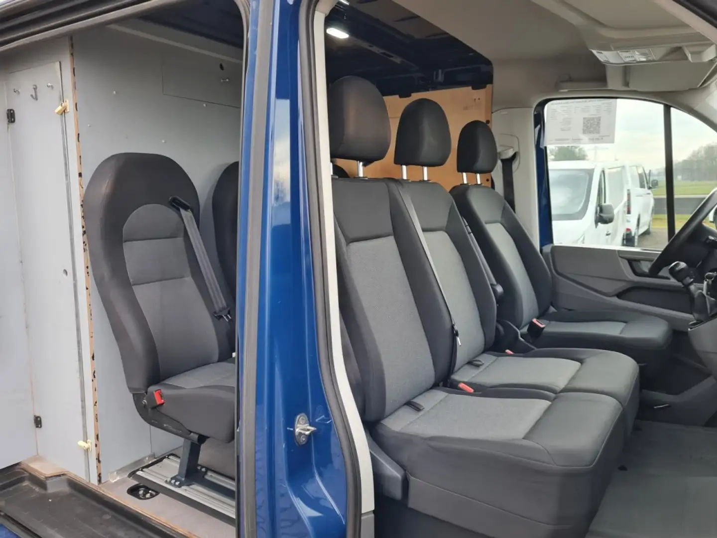 Volkswagen Crafter 35 Kasten Plus Doka mixto NAVI AHK 6 Sitze Blau - 2