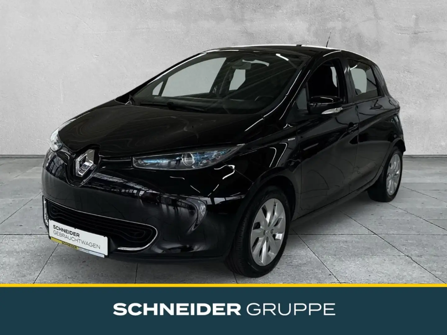 Renault ZOE Life Limited zzgl. Batteriemiete+NAVIGATION Zwart - 1