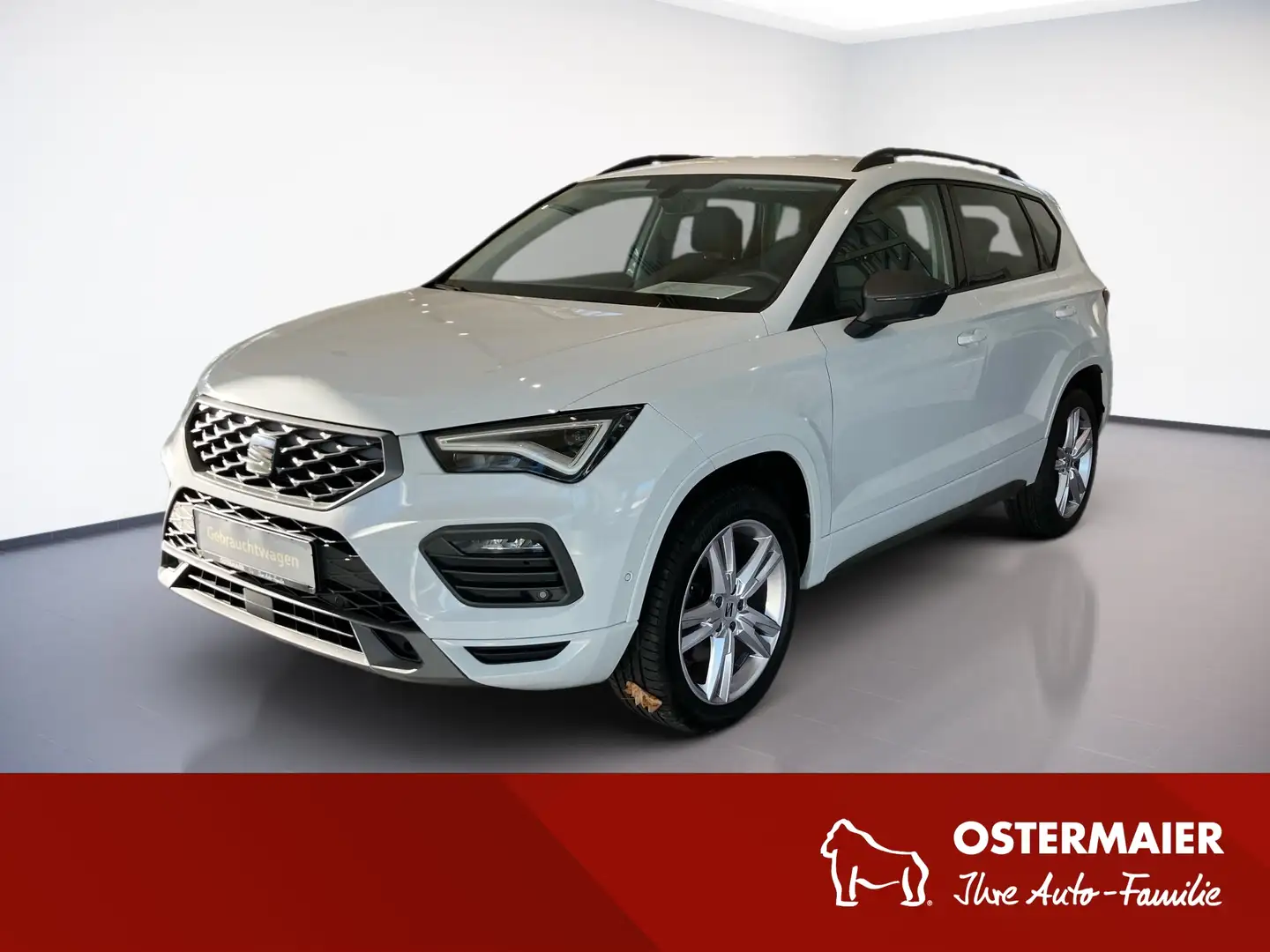 SEAT Ateca FR 2.0TDI 150PS LED.AHK.APP-C.GRA.SITZHZG. Weiß - 1