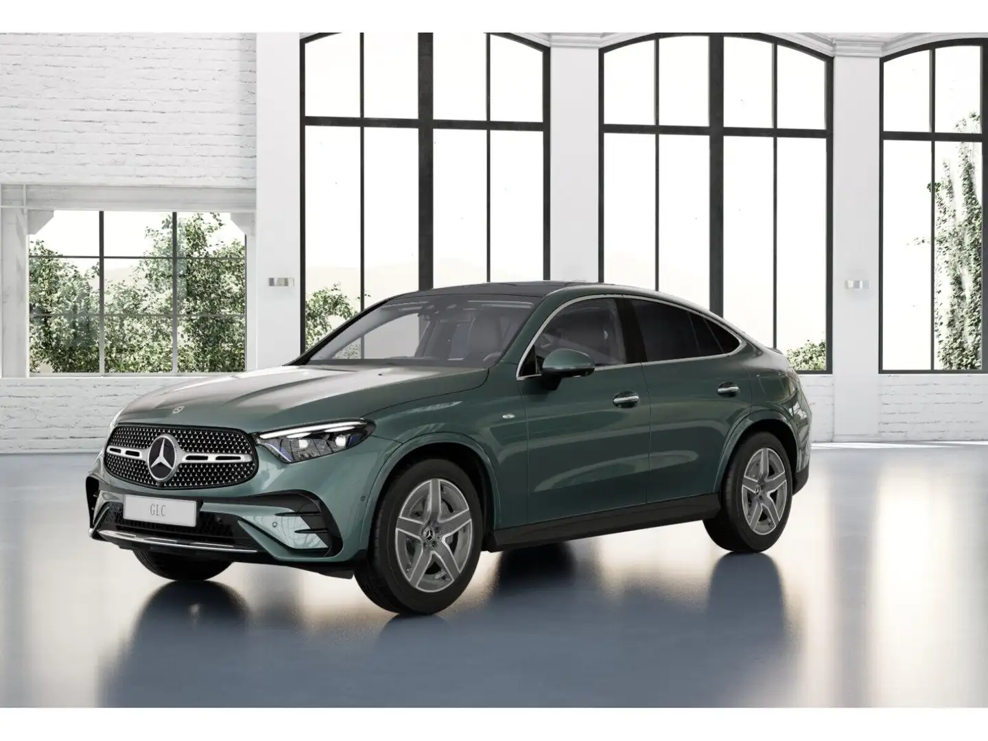 Mercedes-Benz GLC 400 e 4M Coupe AMG-Pr.+ AHK HUD Panor. Digit Silber - 2