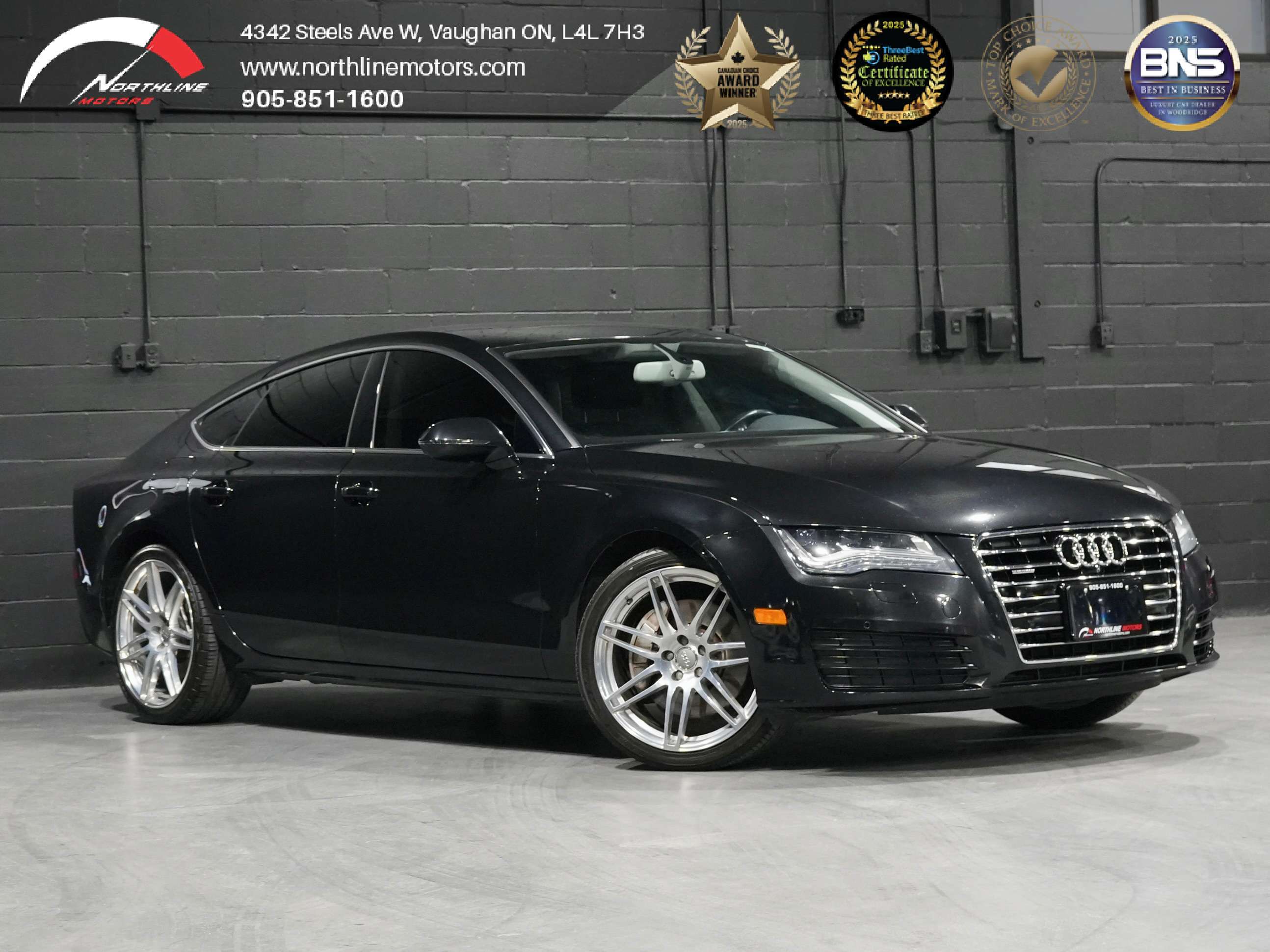 Black 2013 Audi A7 3.0T quattro Premium AWD Sedan All-Wheel Drive Automatic