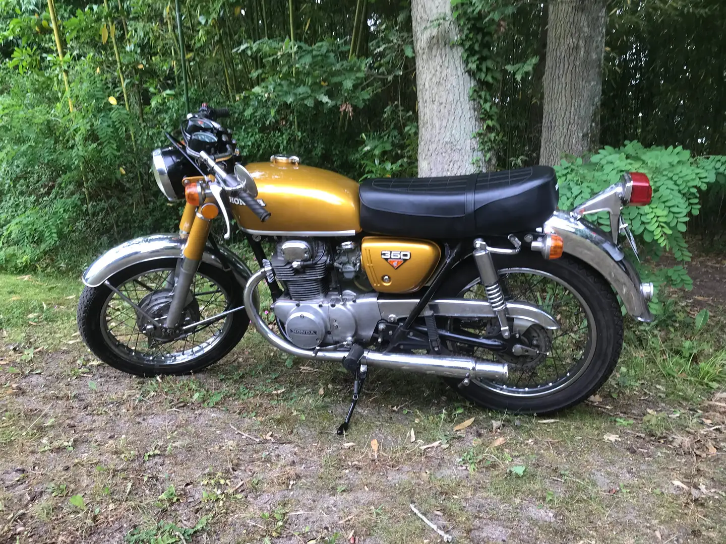 Honda CB 350 Bleu - 2