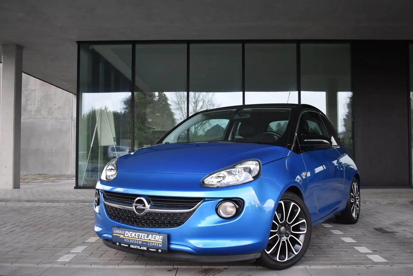 Opel Adam GLAM *PanoDak*CarPlay*Parkeersensoren*CruiseContr Blau - 1